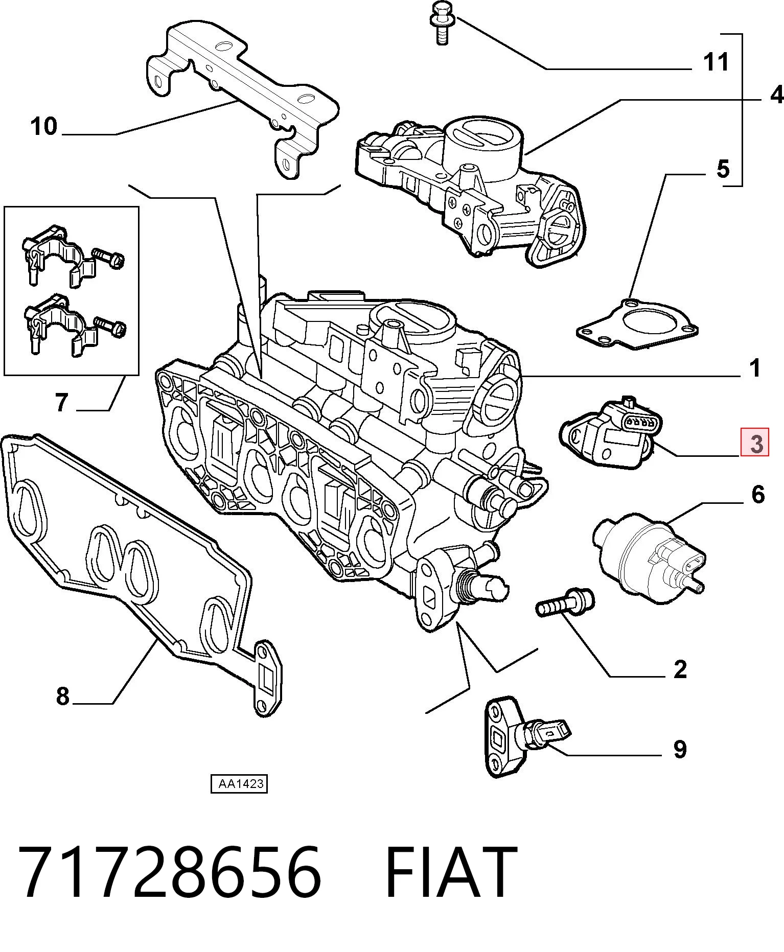71728656 Fiat/Alfa/Lancia