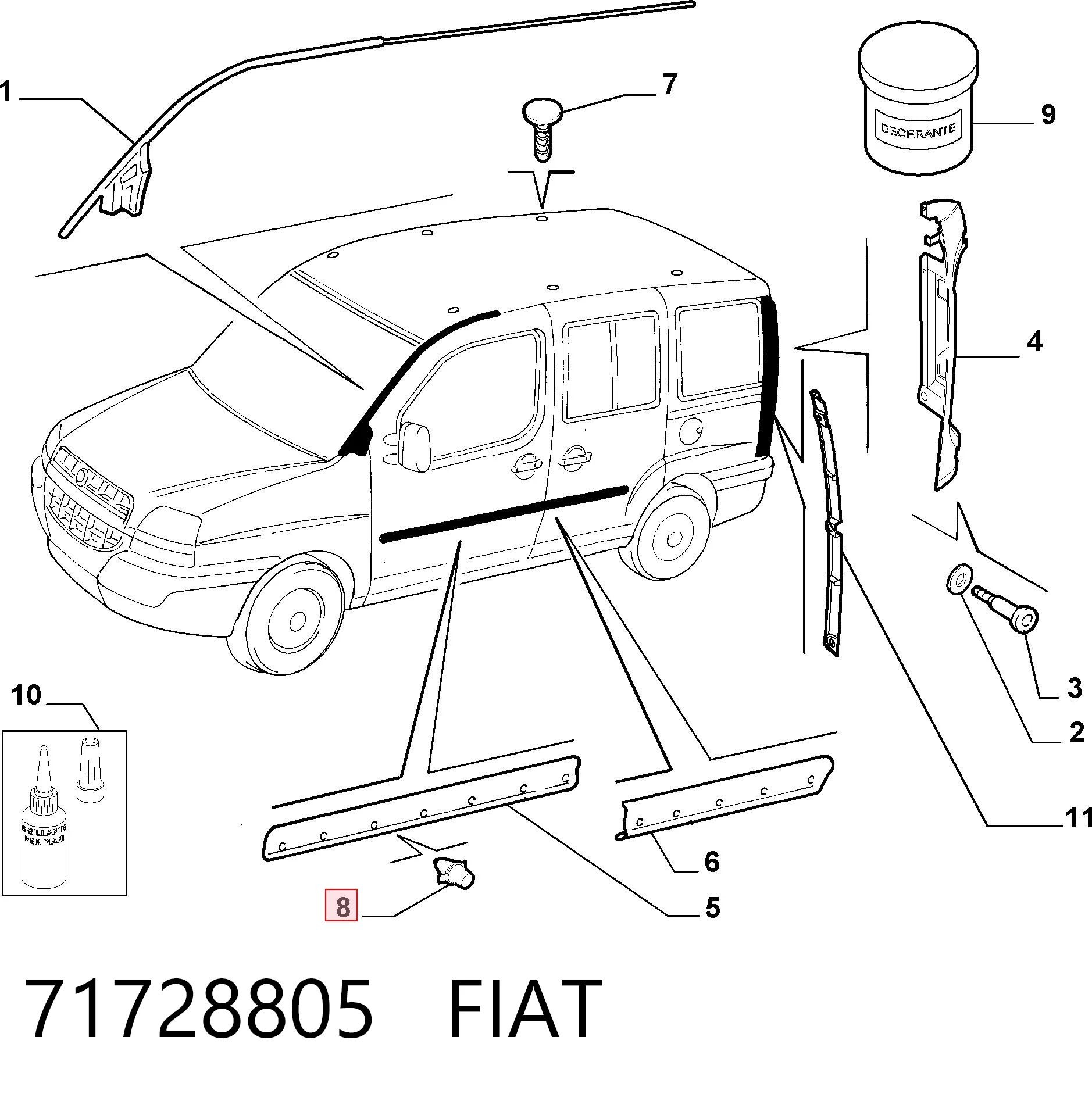 71728805 Fiat/Alfa/Lancia