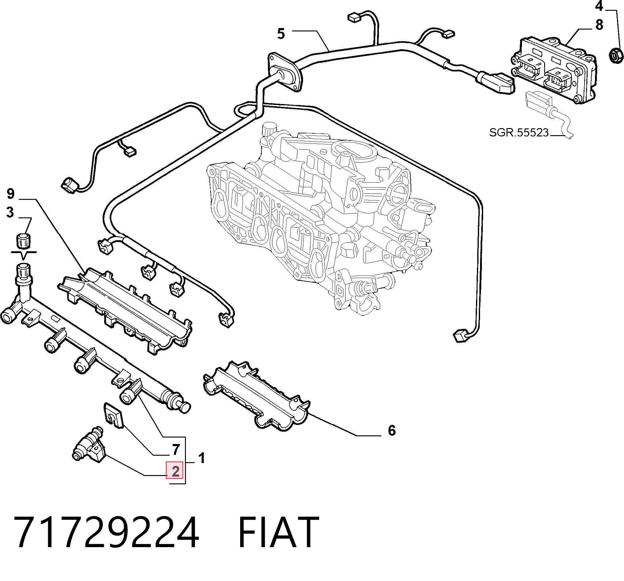 71729224 Fiat/Alfa/Lancia