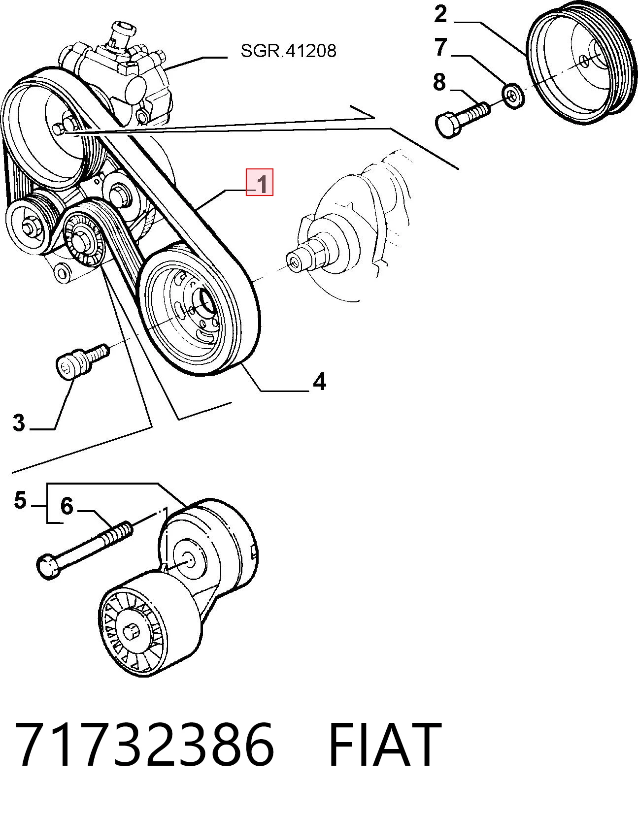 71732386 Fiat/Alfa/Lancia