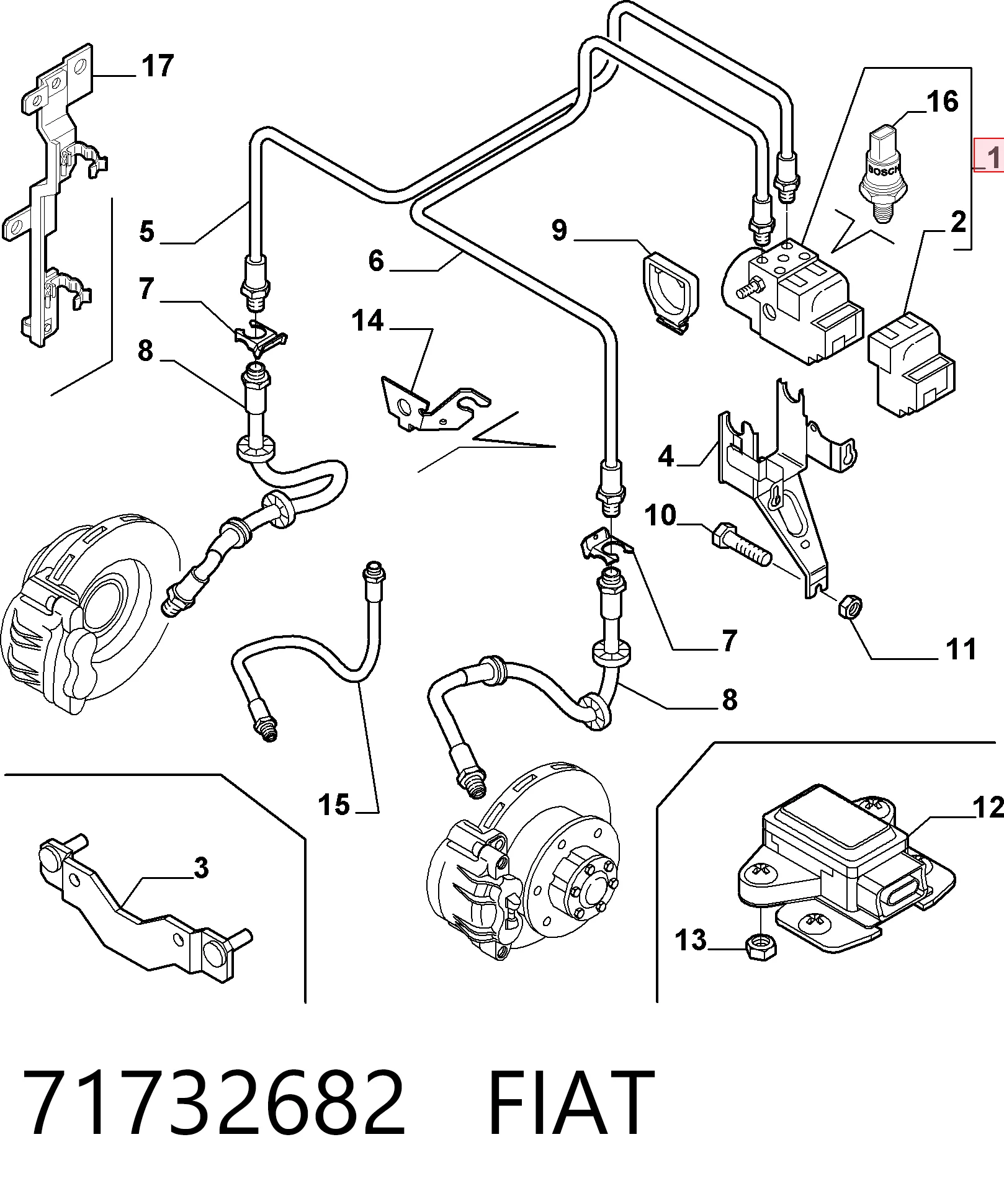 Comprar Módulo ABS Alfa Romeo 156  932