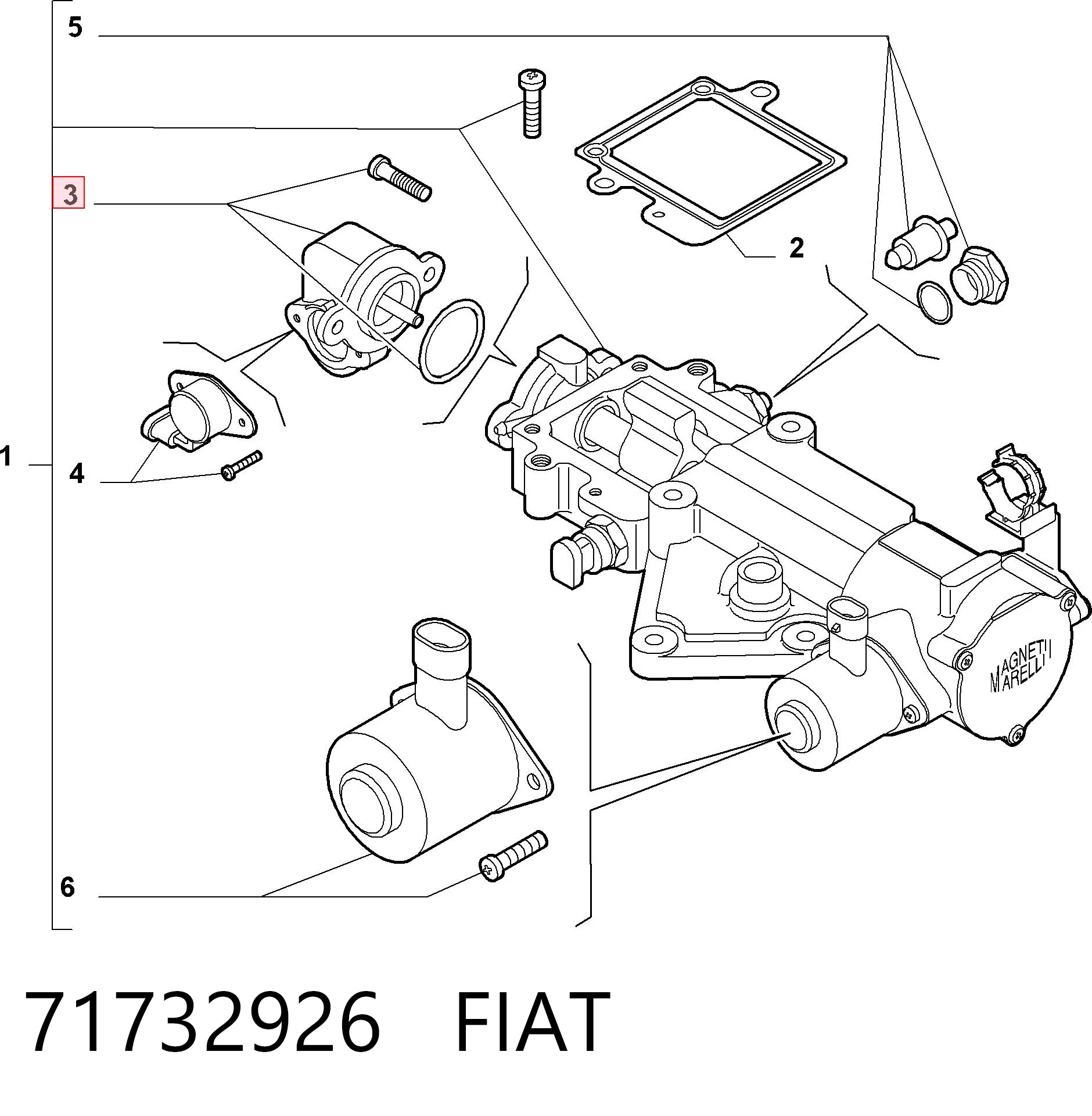 AMTK009 Magneti Marelli Sensor de posición de marcha
