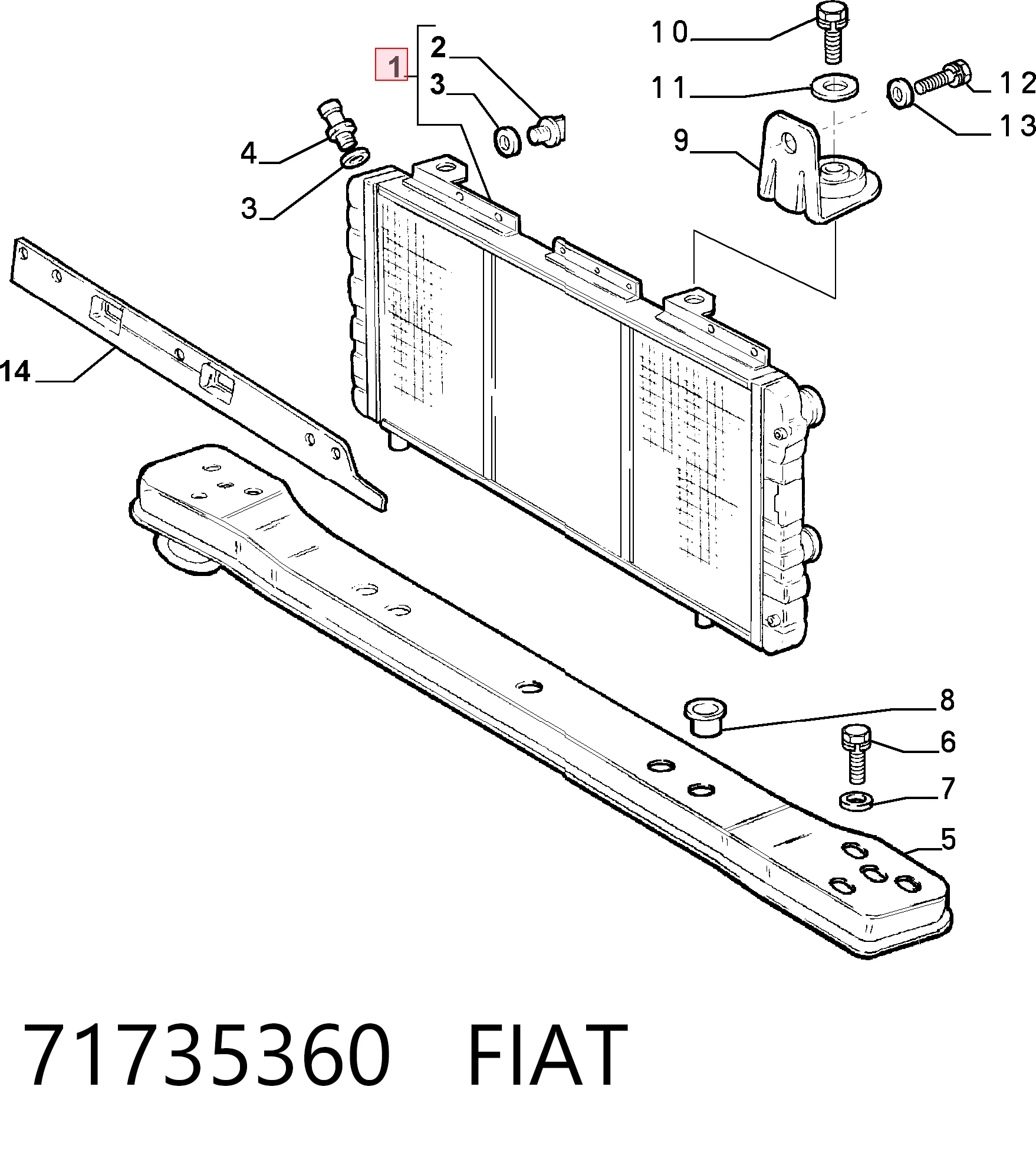 71735360 Fiat/Alfa/Lancia