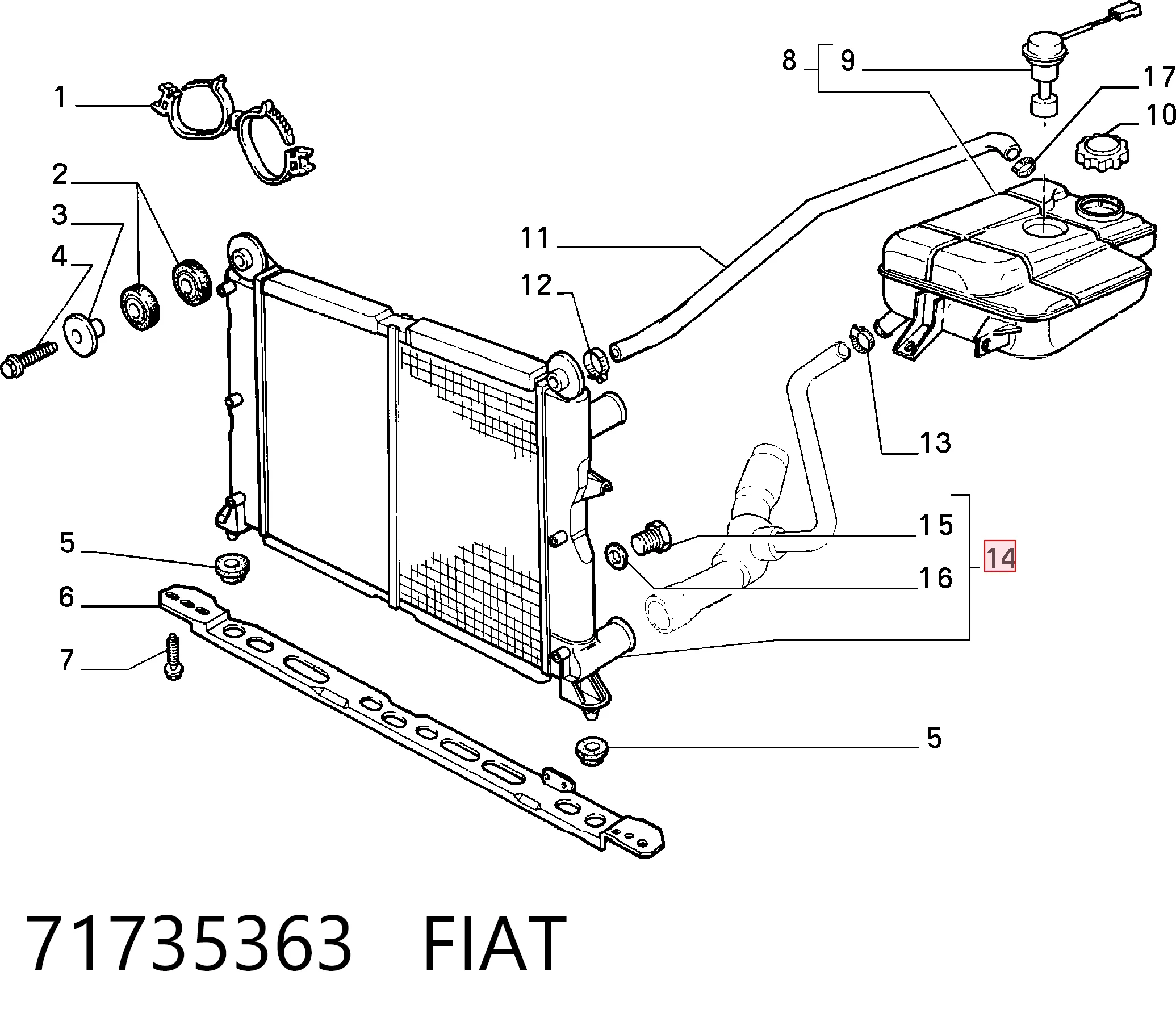 71735363 Fiat/Alfa/Lancia