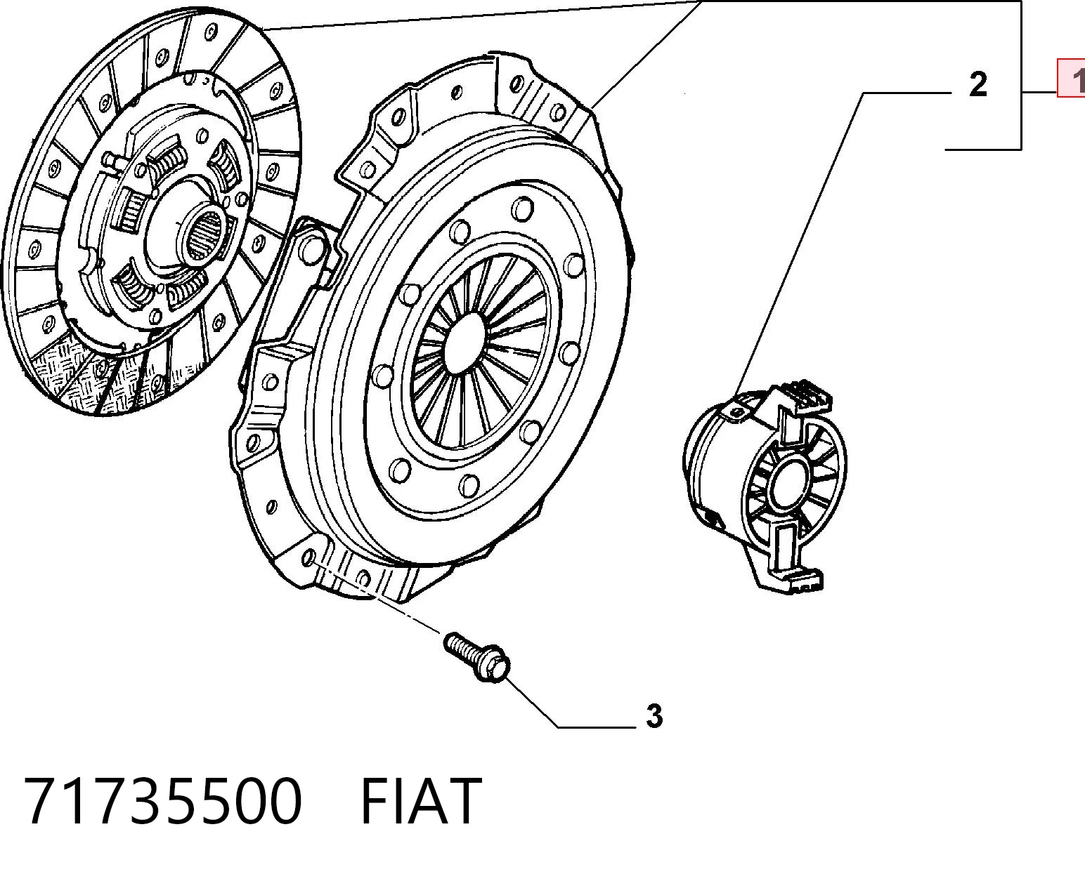 71735500 Fiat/Alfa/Lancia