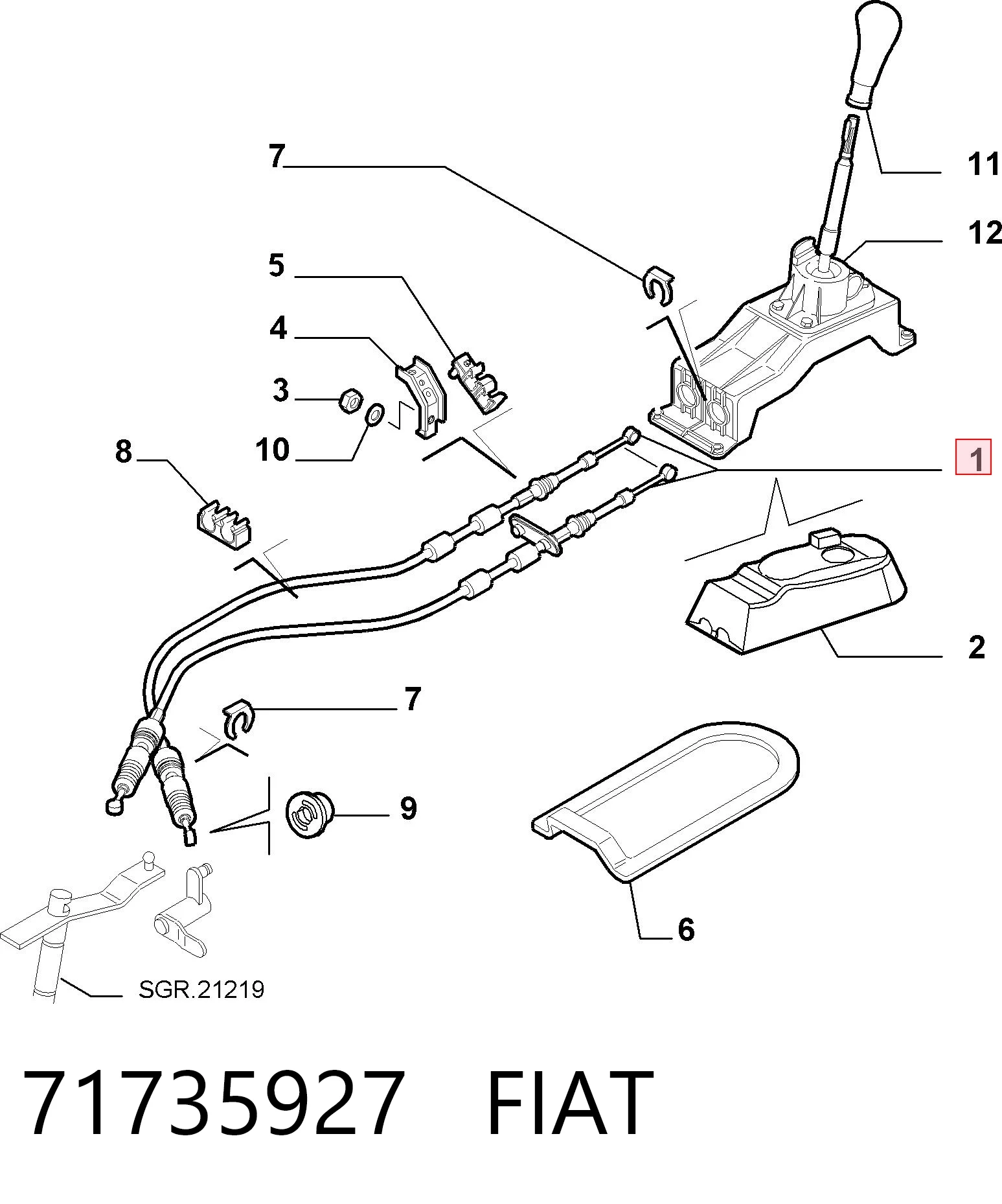 71735927 Fiat/Alfa/Lancia
