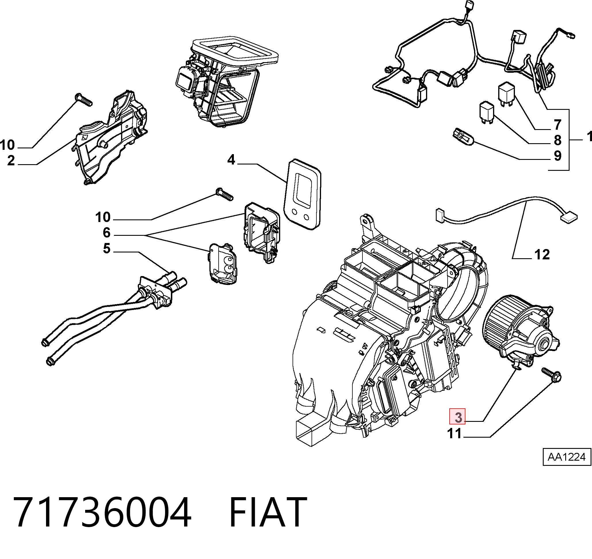 71736004 Fiat/Alfa/Lancia