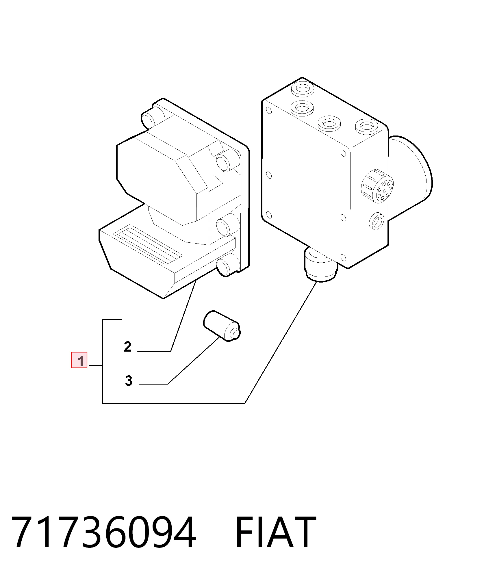 0265222041 Bosch Unidad de control ABS hidráulico