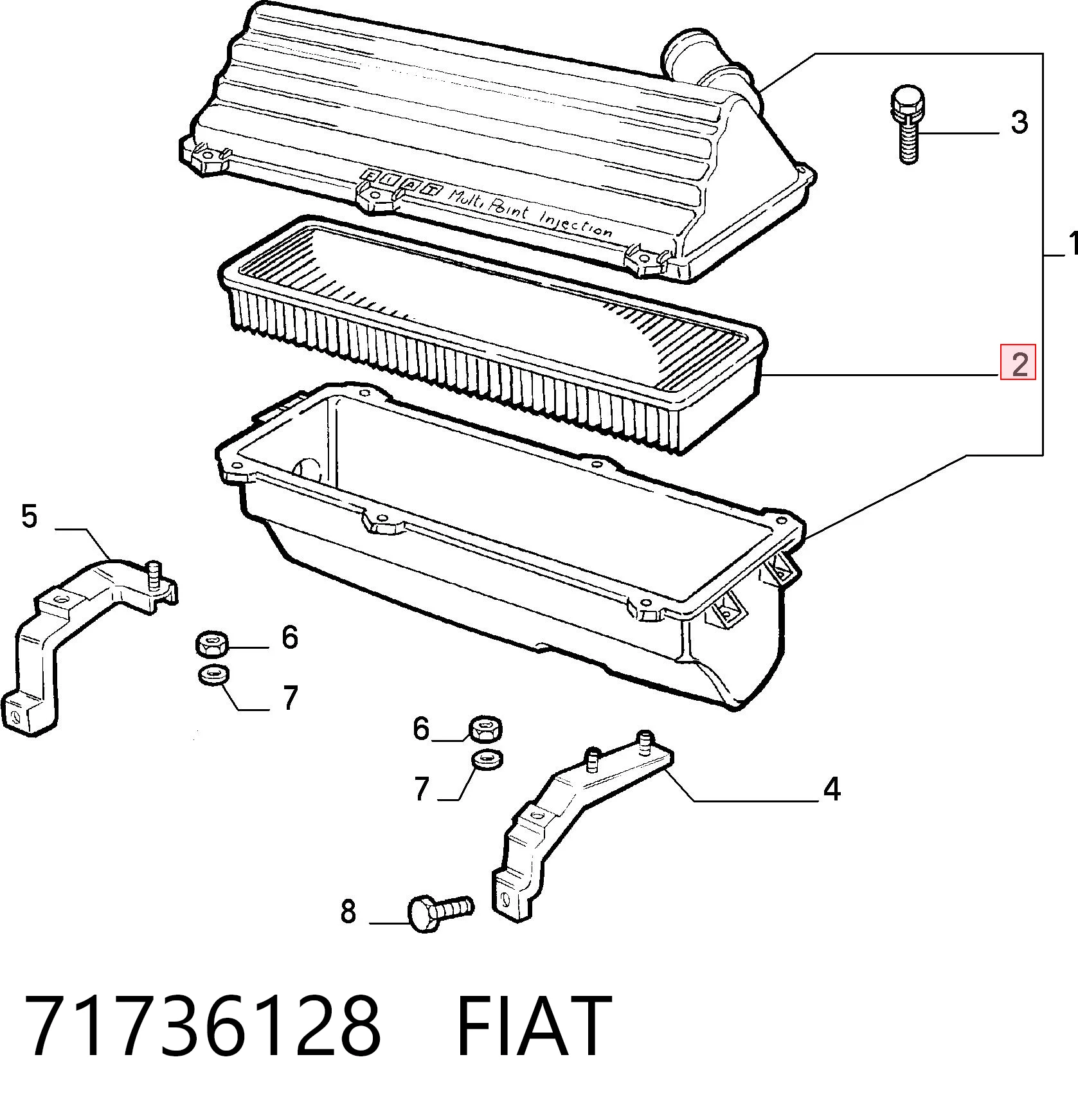 71736128 Fiat/Alfa/Lancia