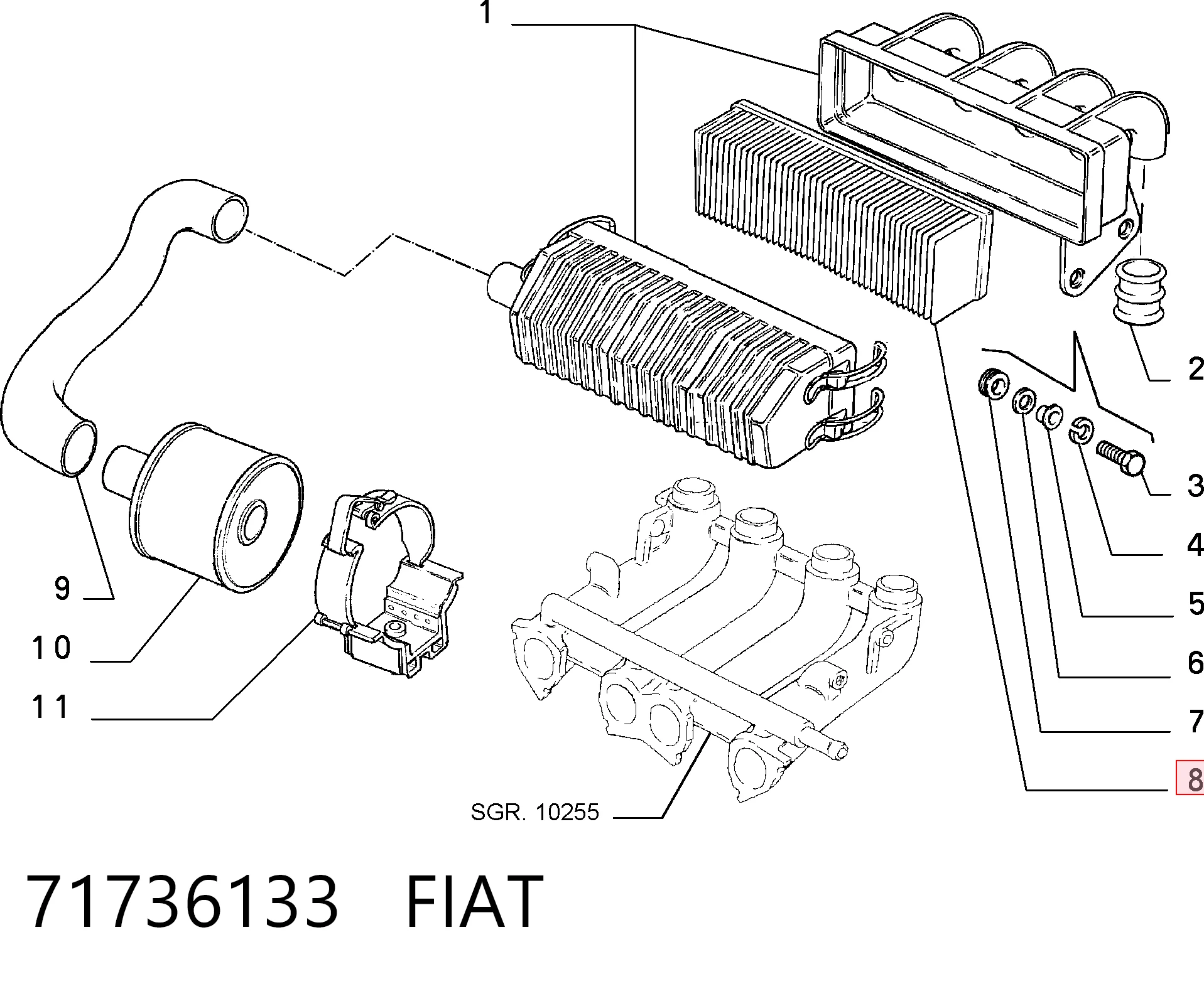 71736133 Fiat/Alfa/Lancia