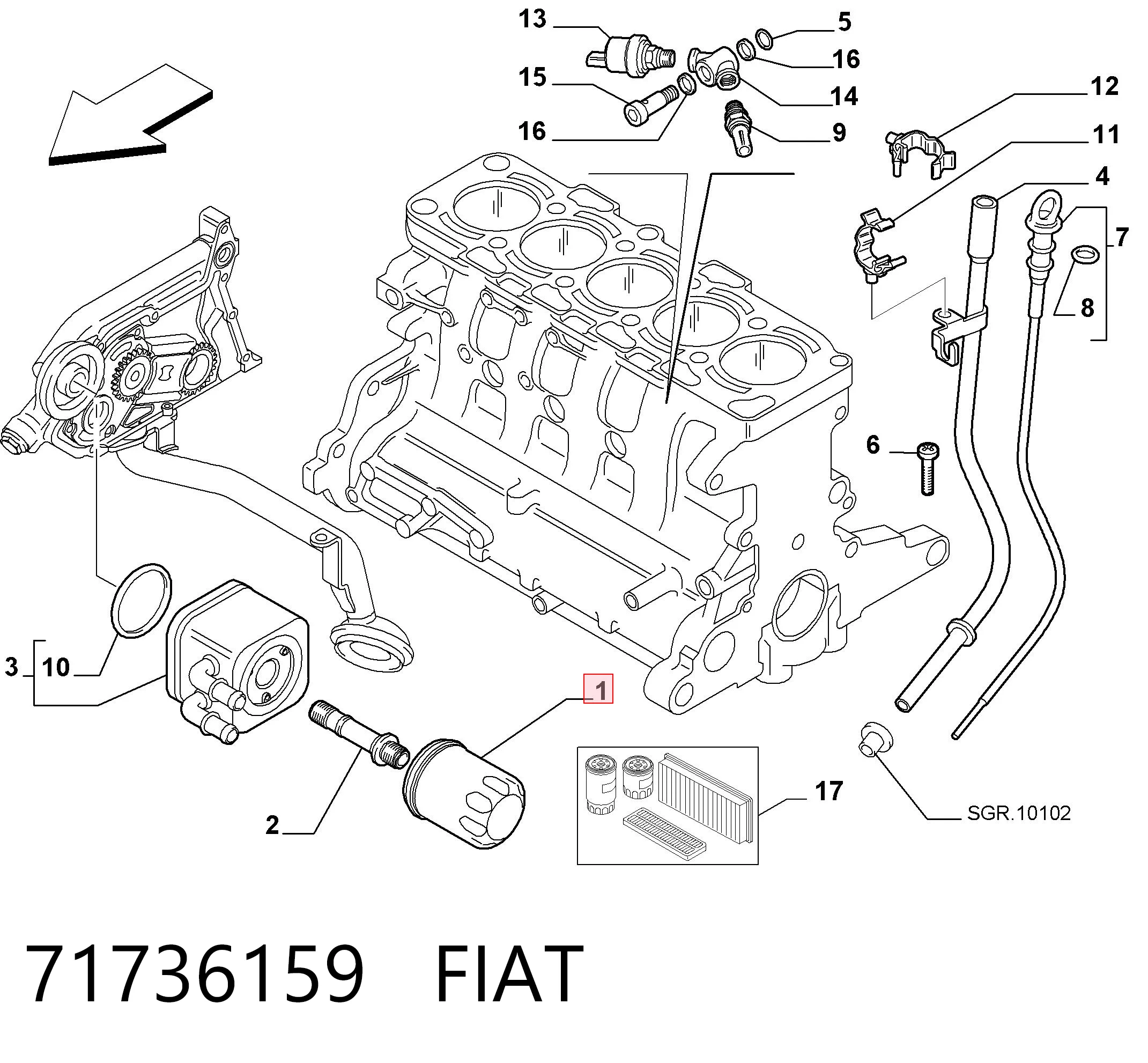 71736159 Fiat/Alfa/Lancia