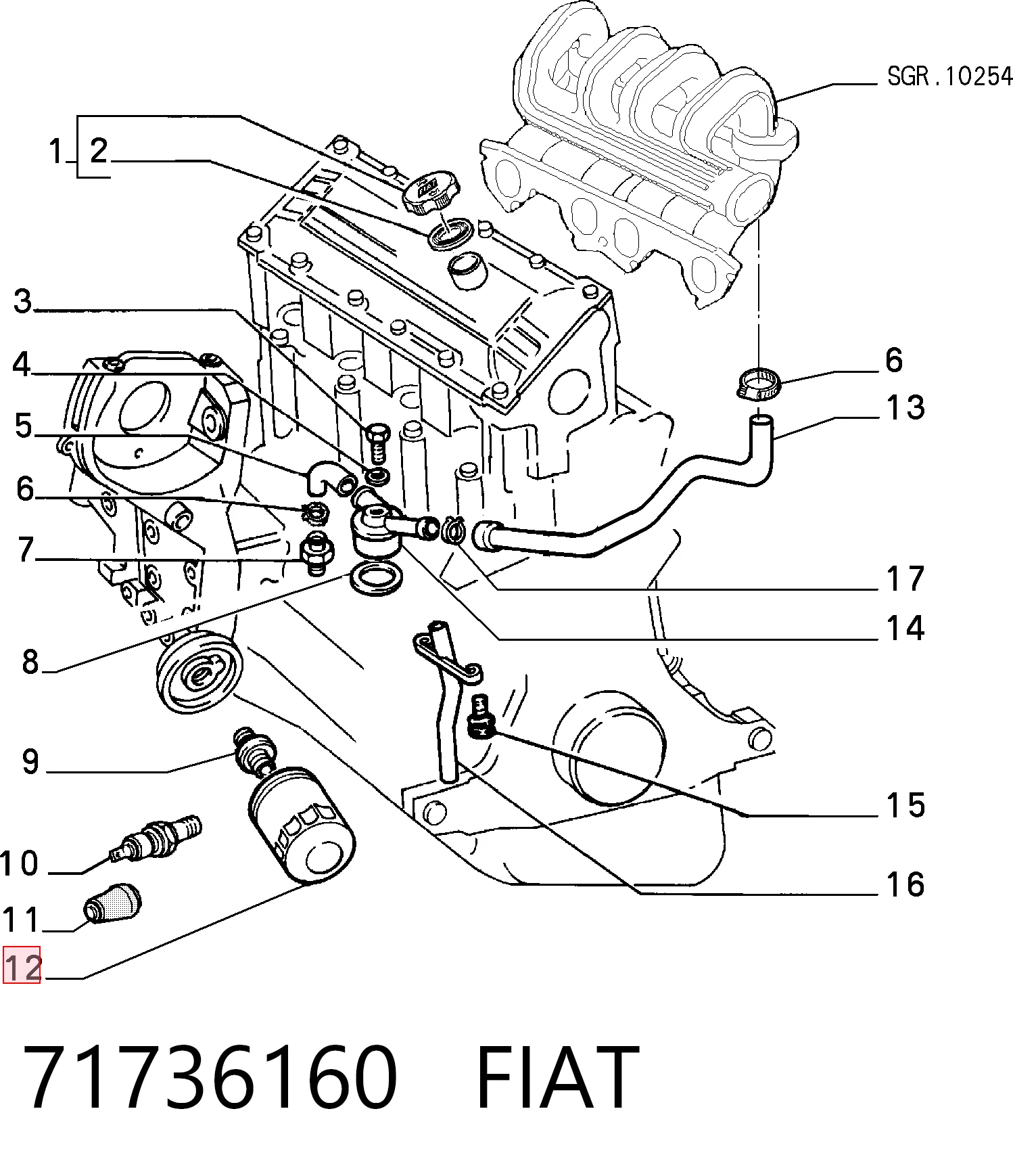 71736160 Fiat/Alfa/Lancia