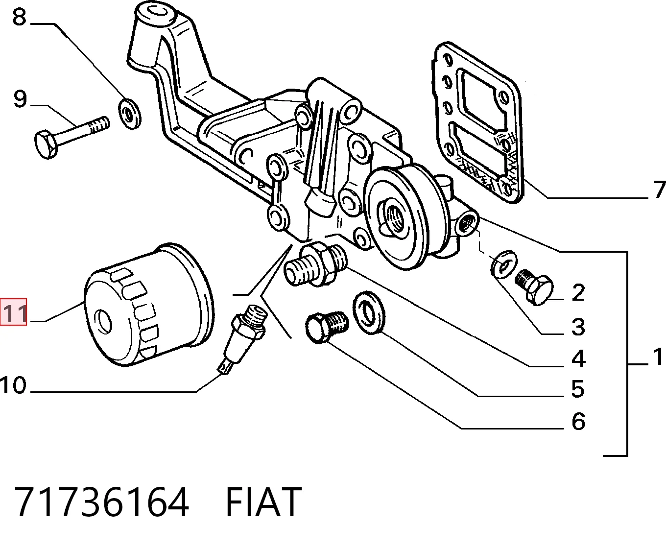 71736164 Fiat/Alfa/Lancia