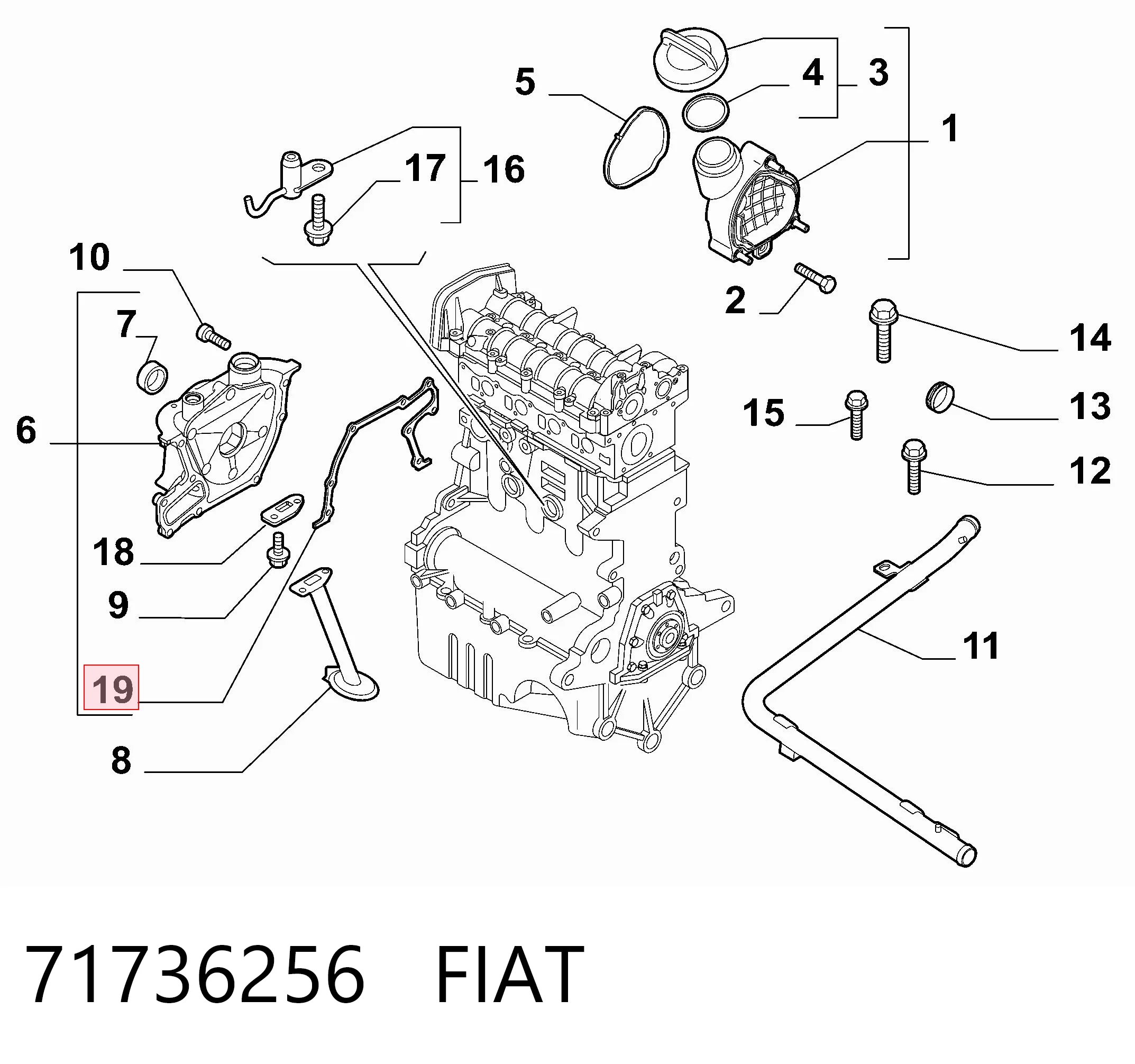 71736256 Fiat/Alfa/Lancia