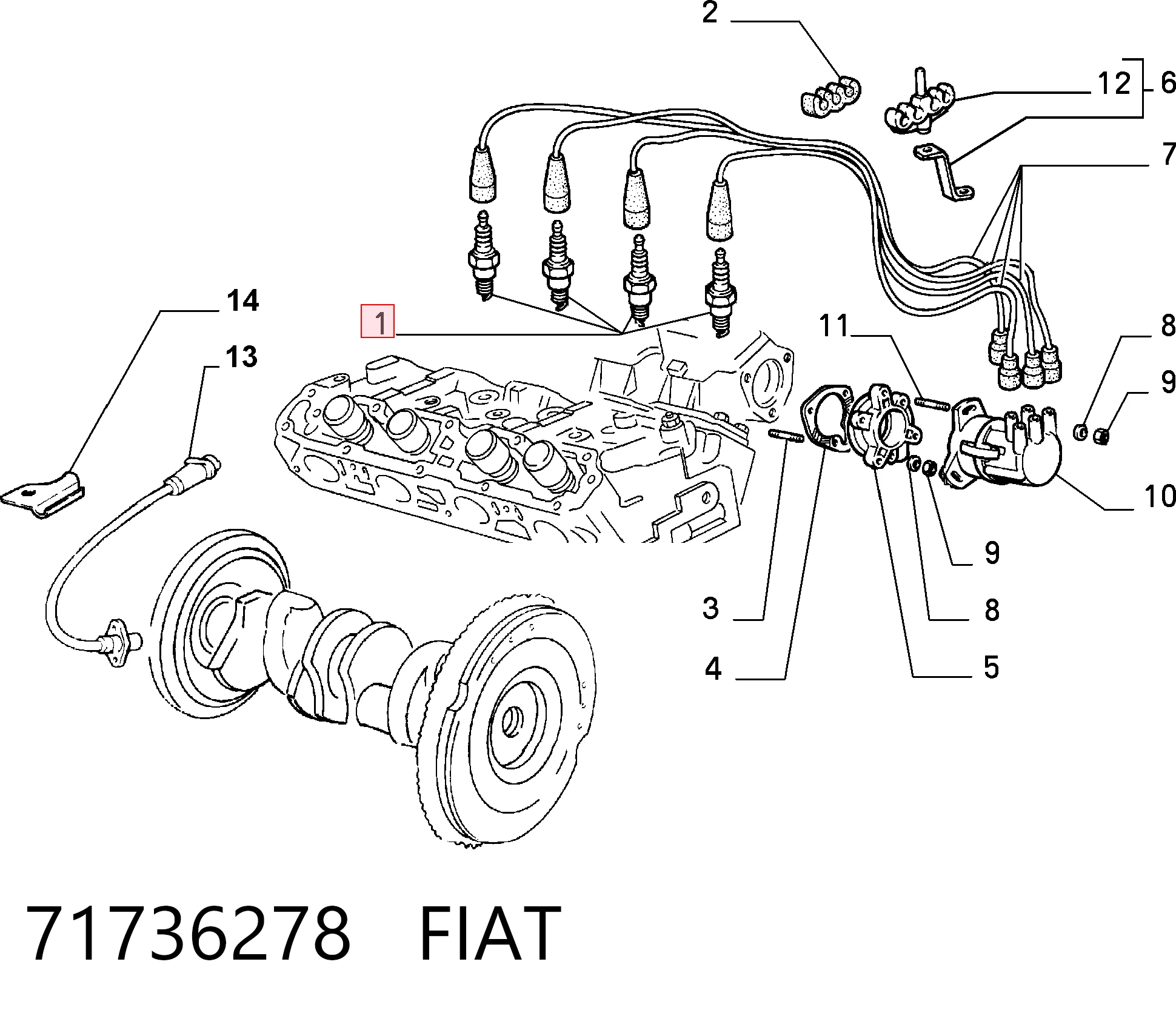 71736278 Fiat/Alfa/Lancia