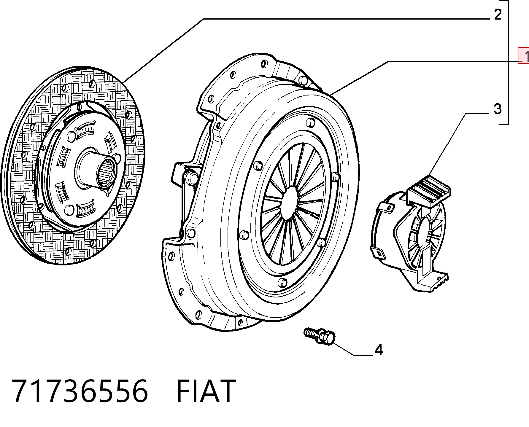 71736556 Fiat/Alfa/Lancia