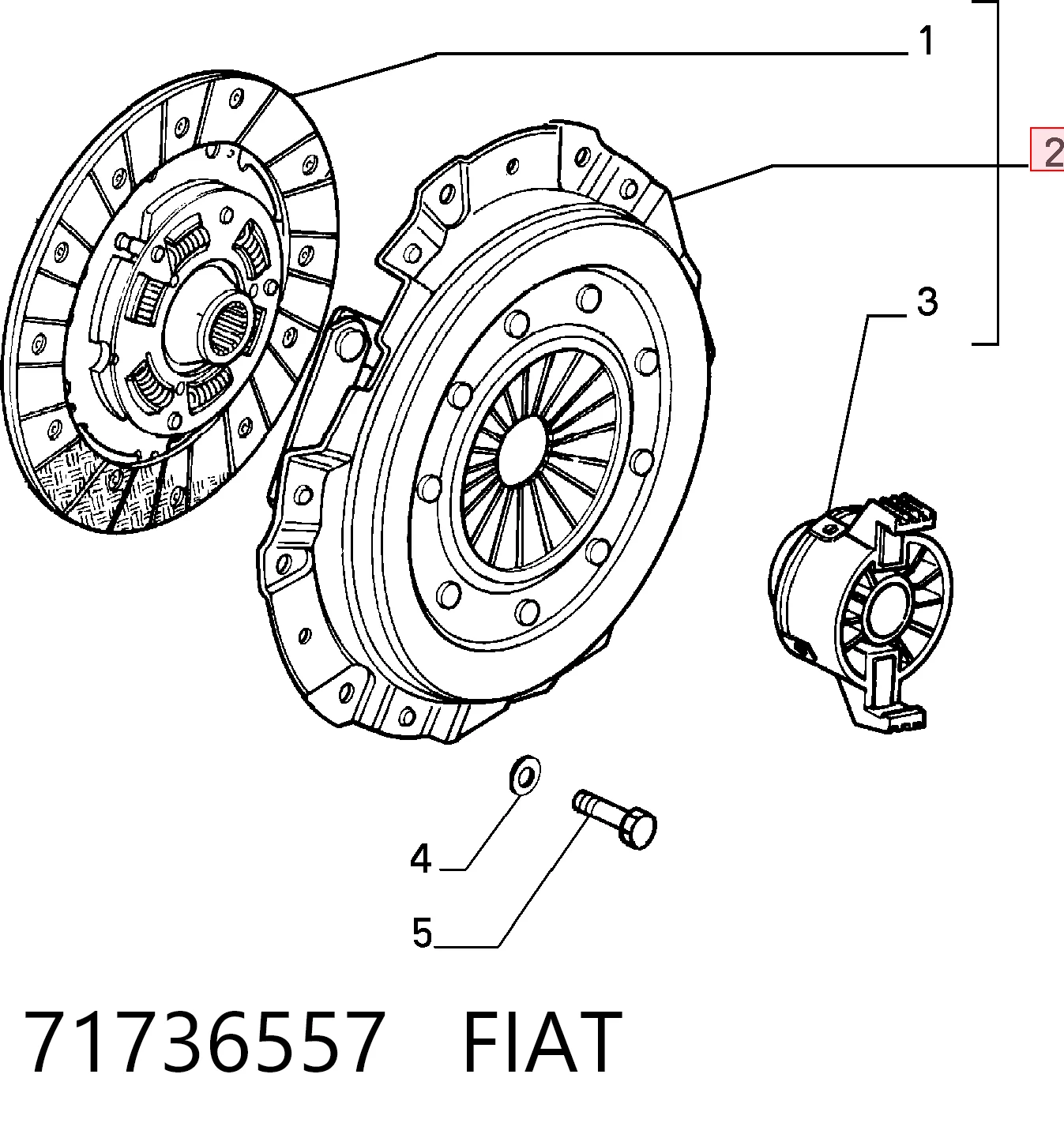 71736557 Fiat/Alfa/Lancia