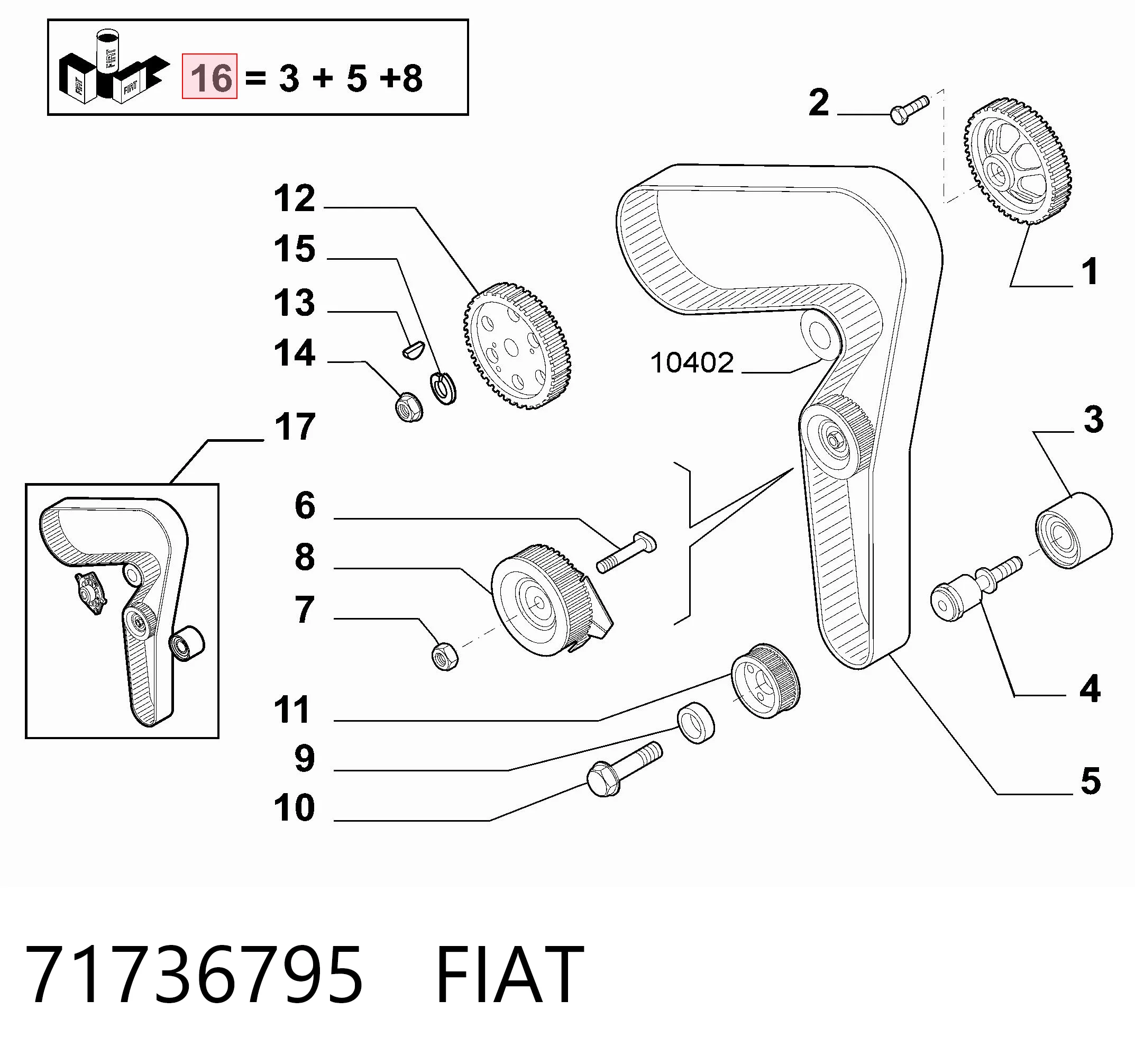 71736795 Fiat/Alfa/Lancia
