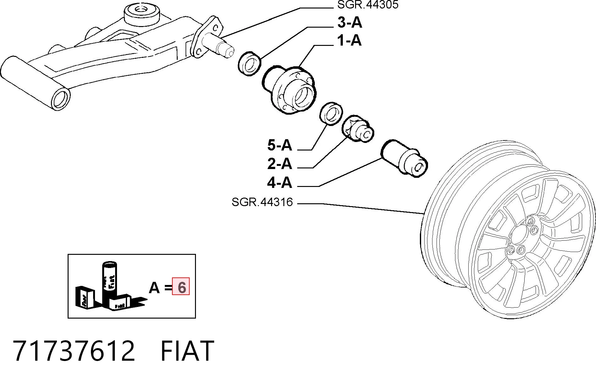 71737612 Fiat/Alfa/Lancia