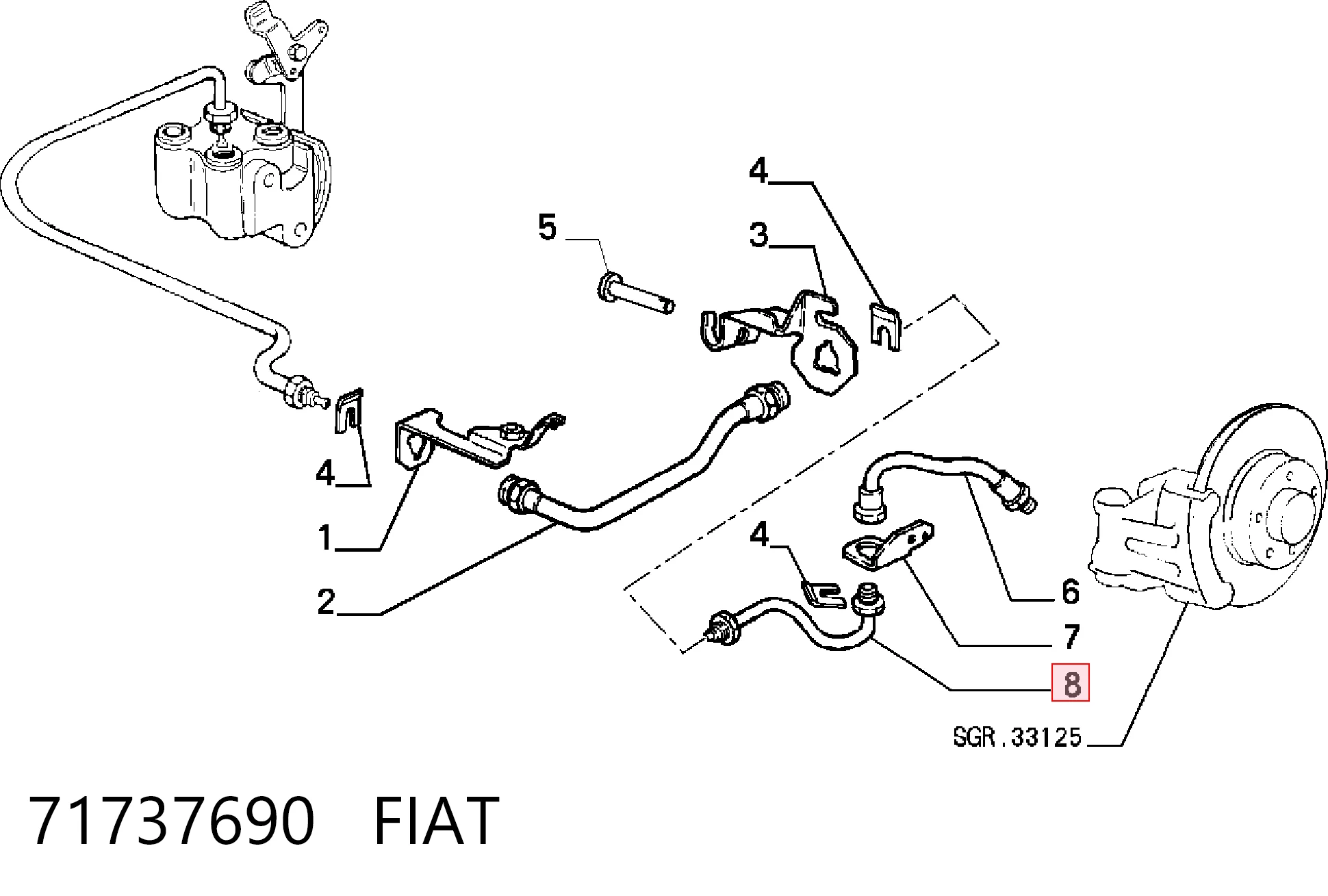 71737690 Fiat/Alfa/Lancia