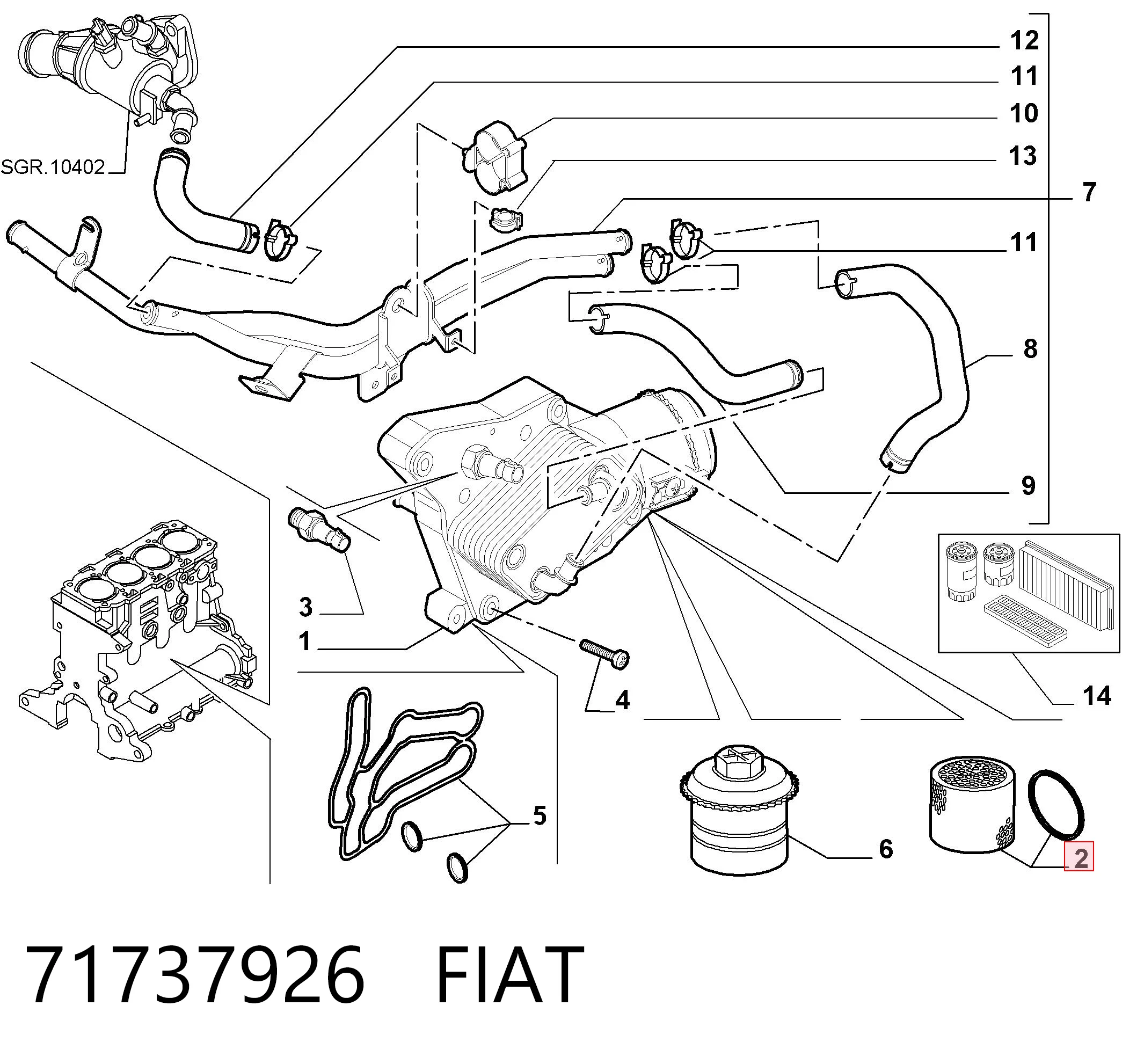 71737926 Fiat/Alfa/Lancia