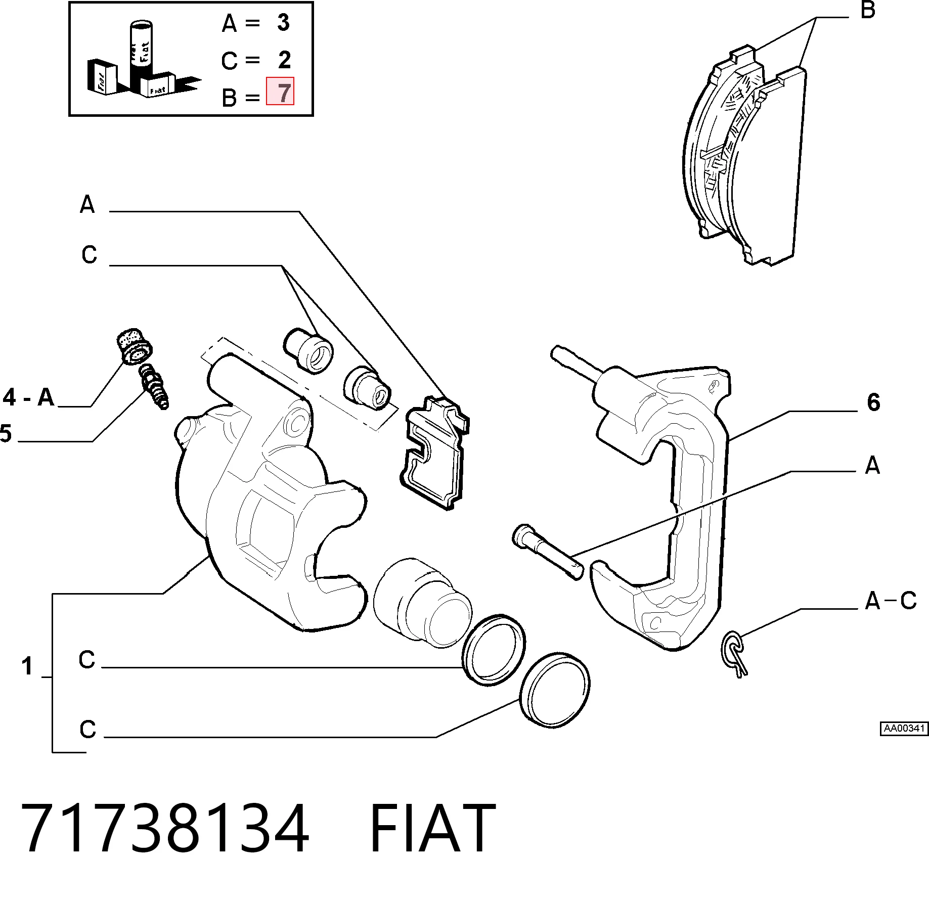 71738134 Fiat/Alfa/Lancia