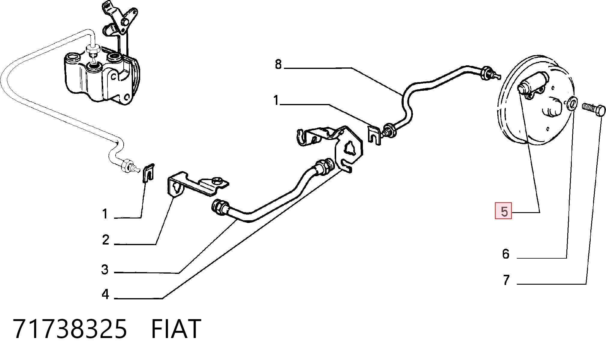 71738325 Fiat/Alfa/Lancia