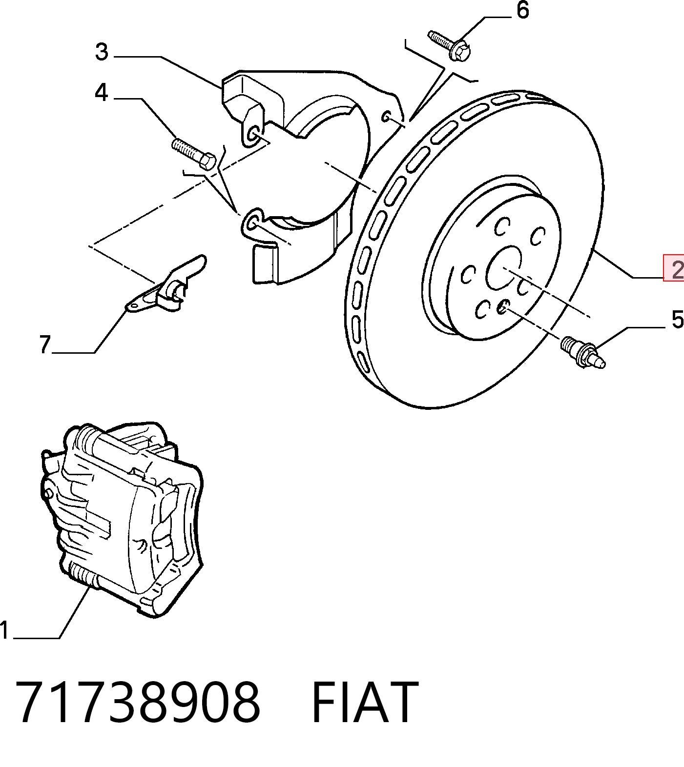 71738908 Fiat/Alfa/Lancia