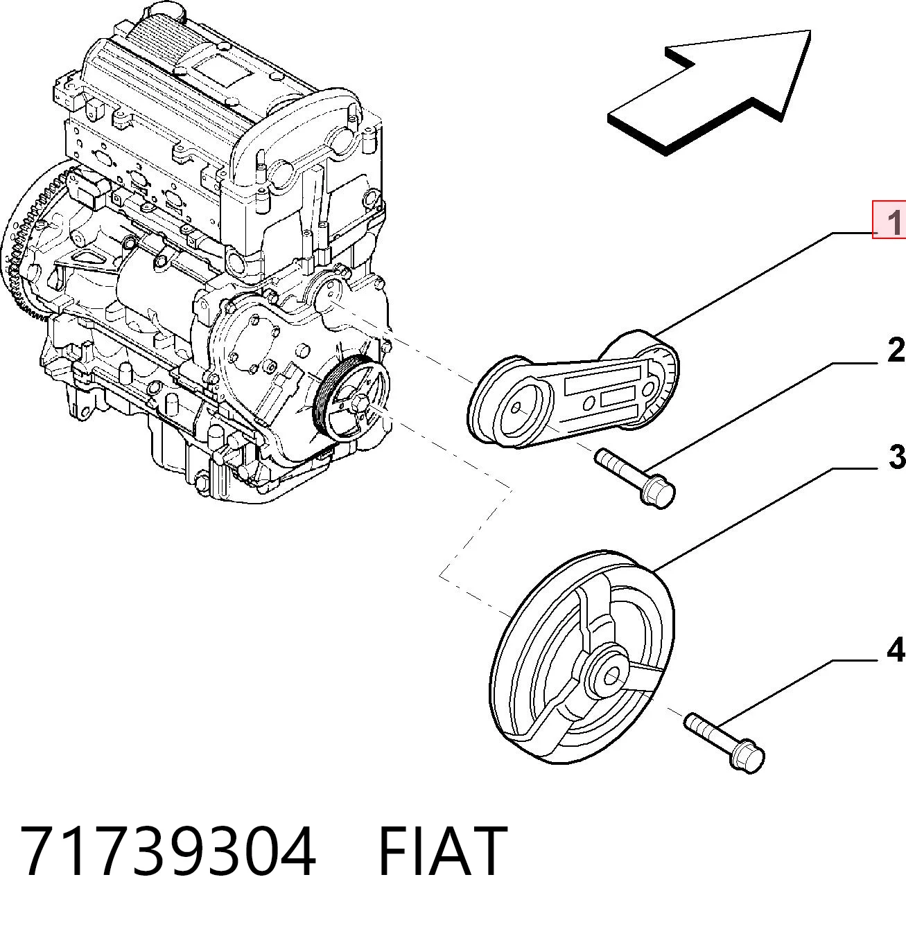 71739304 Fiat/Alfa/Lancia