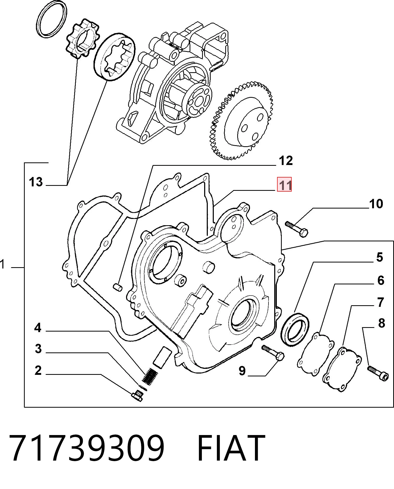 71739309 Fiat/Alfa/Lancia