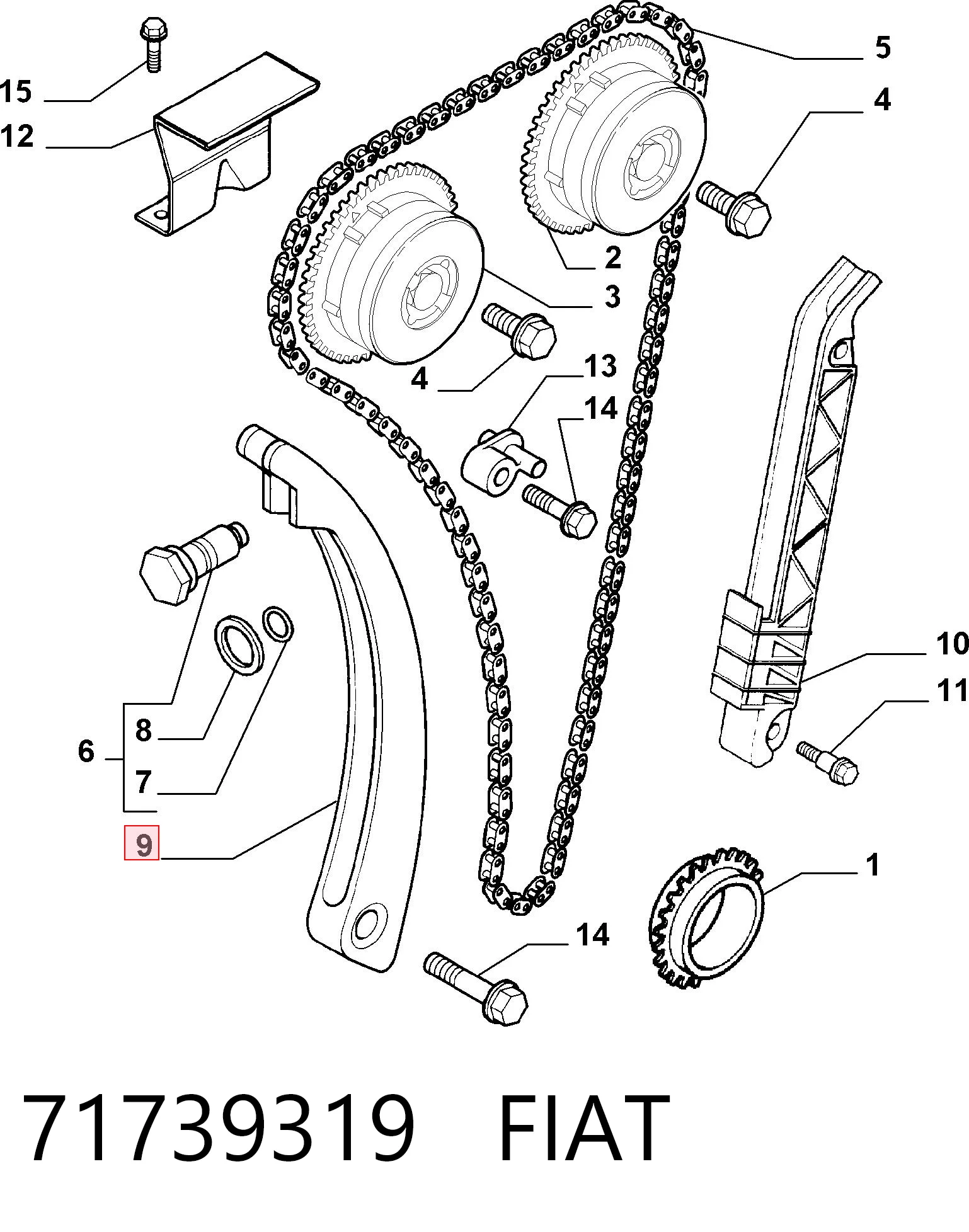 71739319 Fiat/Alfa/Lancia
