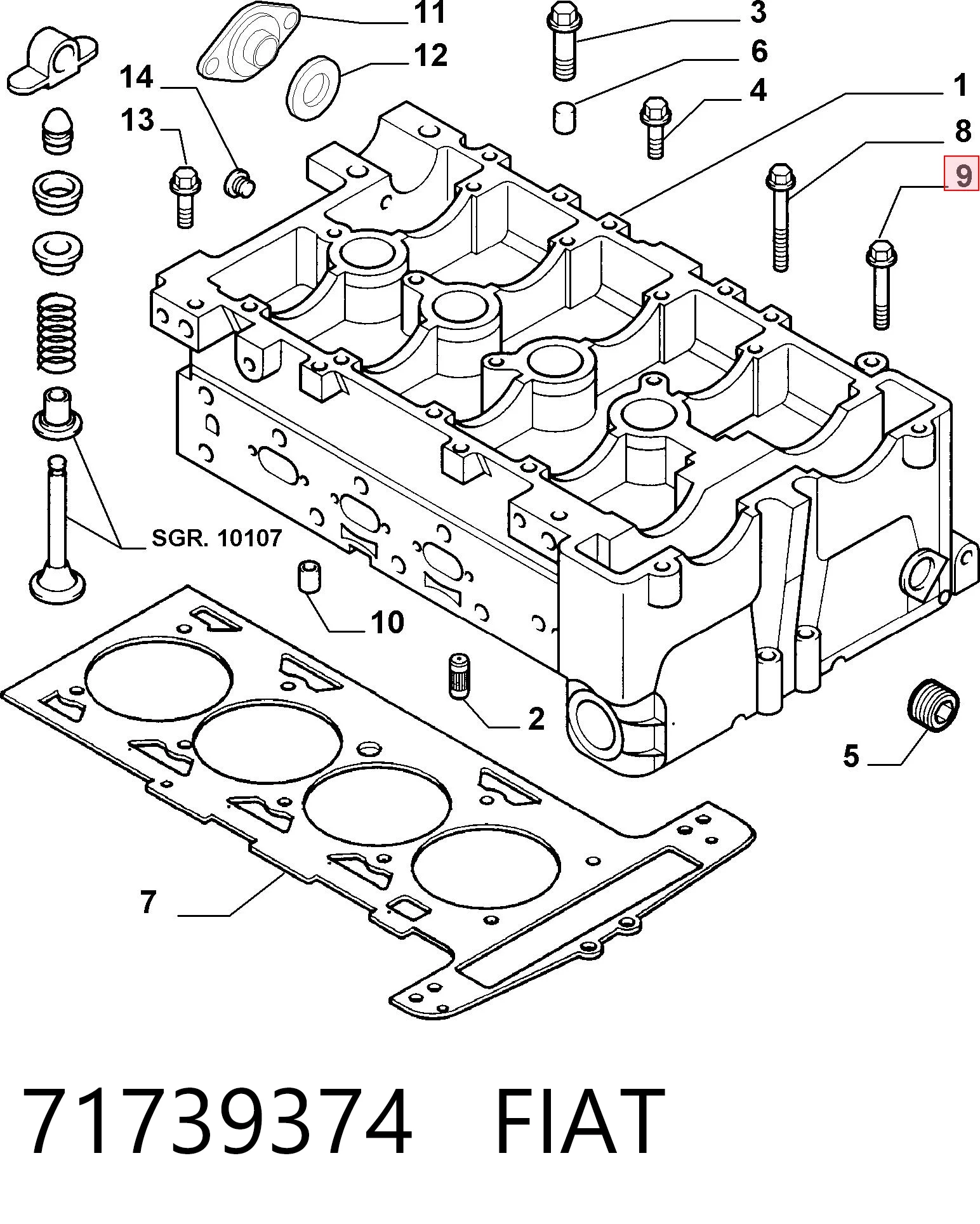 71739374 Fiat/Alfa/Lancia