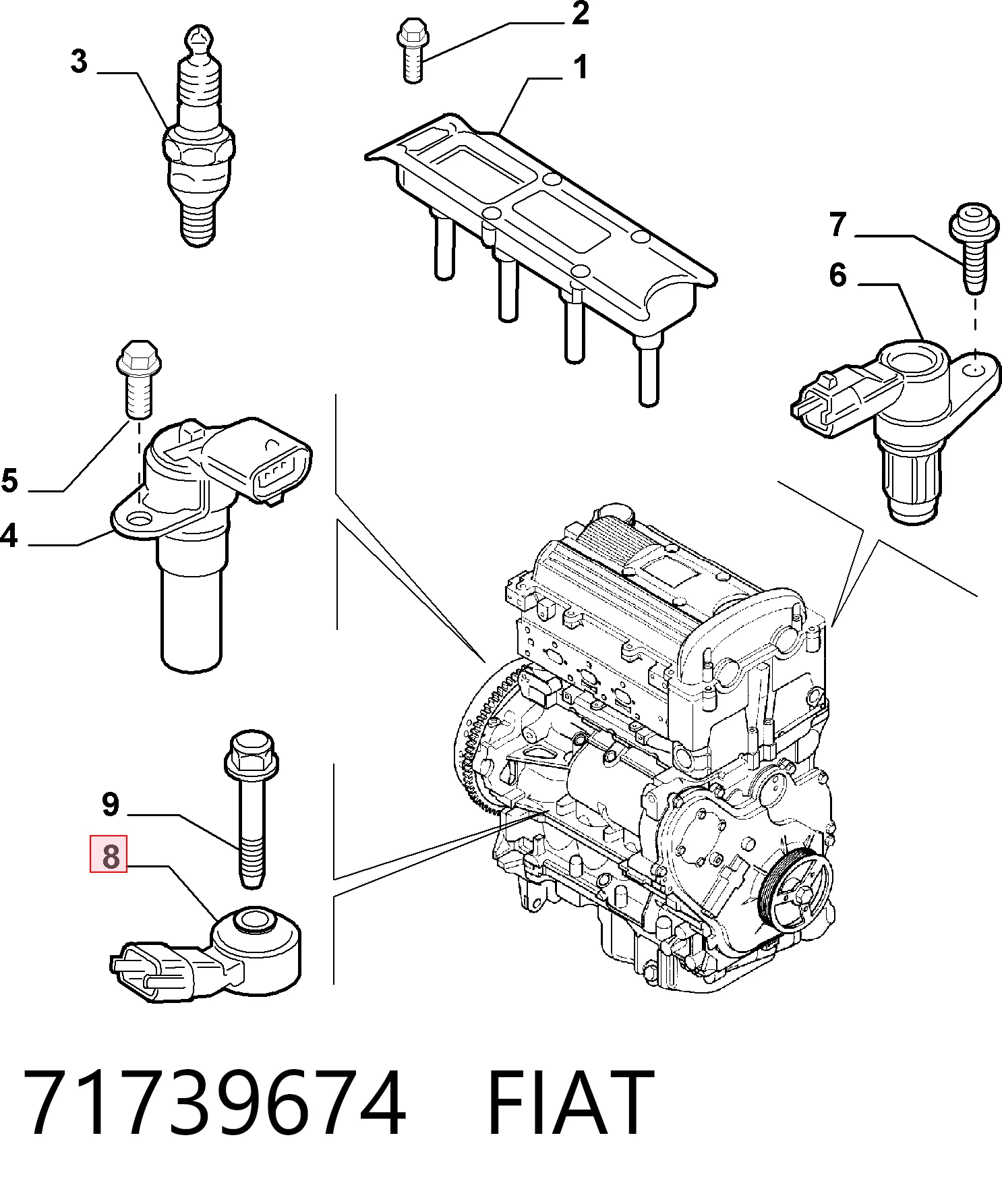 71739674 Fiat/Alfa/Lancia