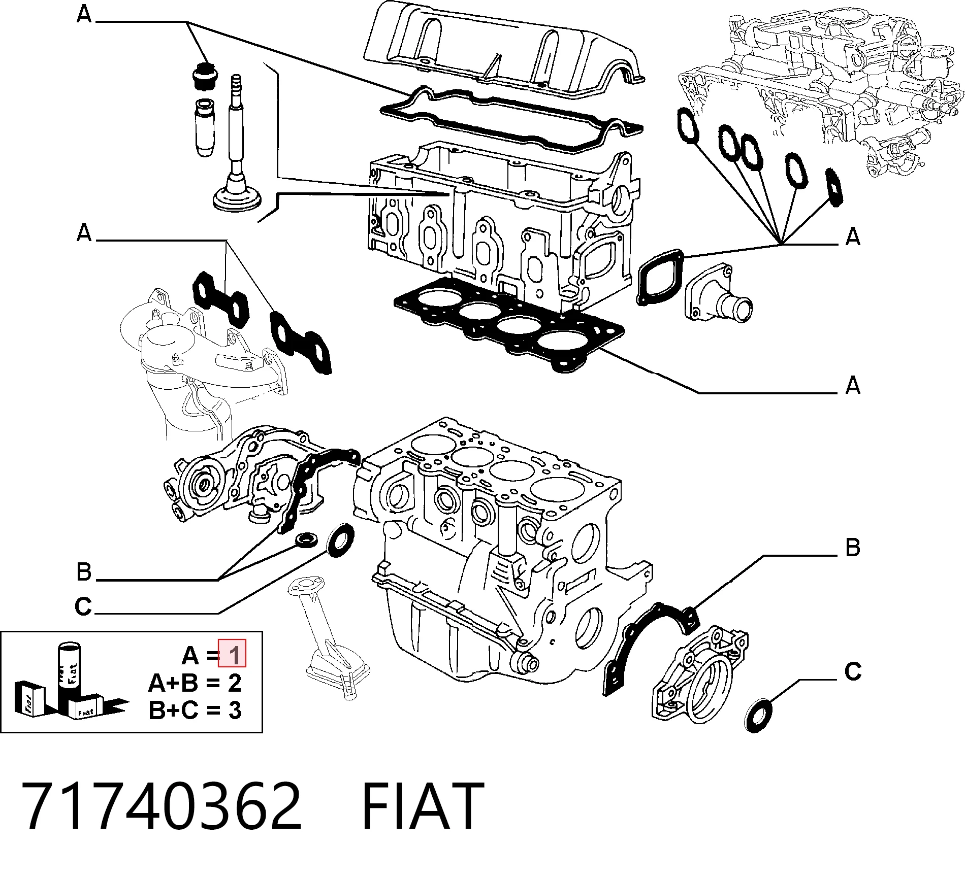 71740362 Fiat/Alfa/Lancia