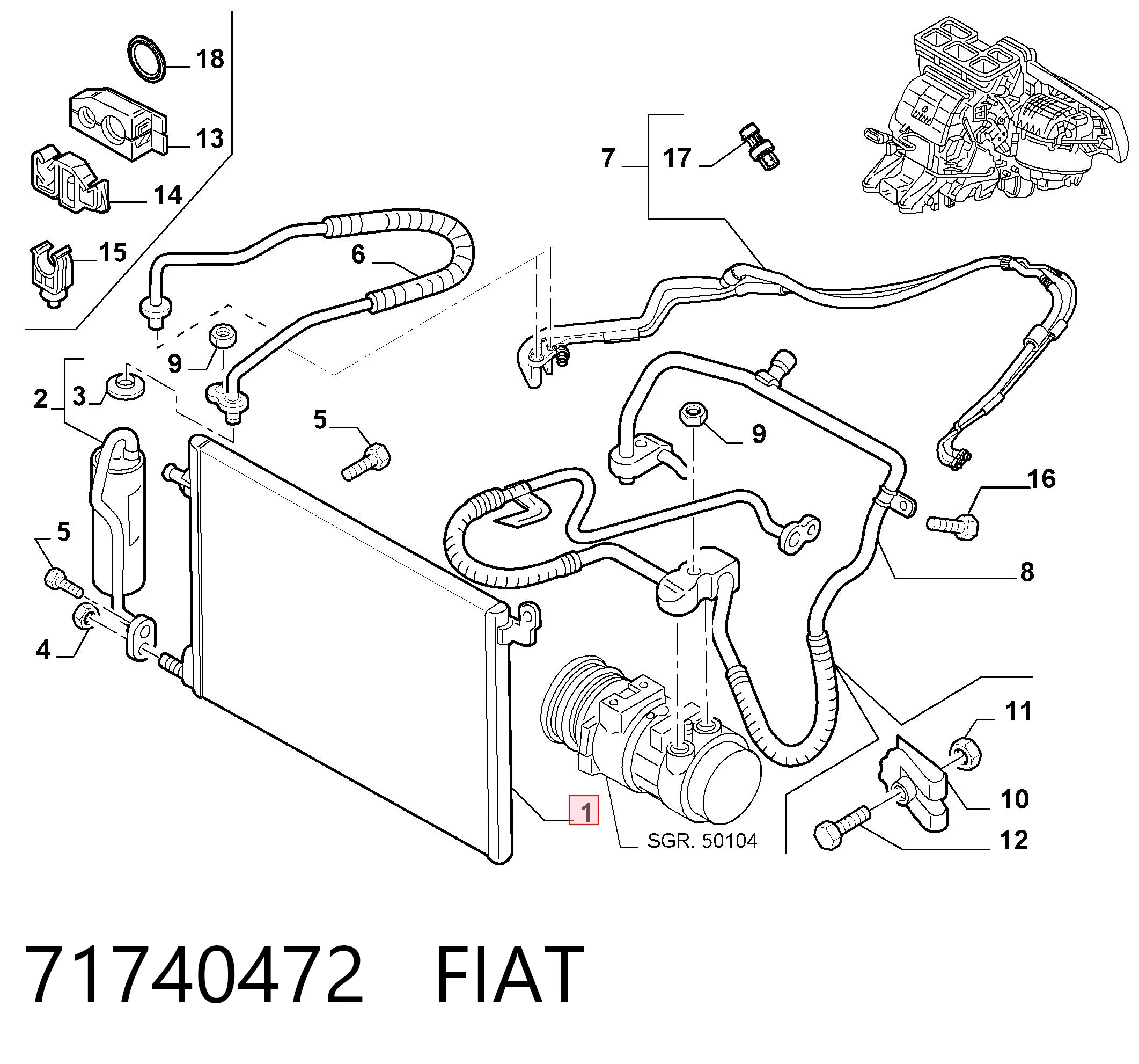 71740472 Fiat/Alfa/Lancia