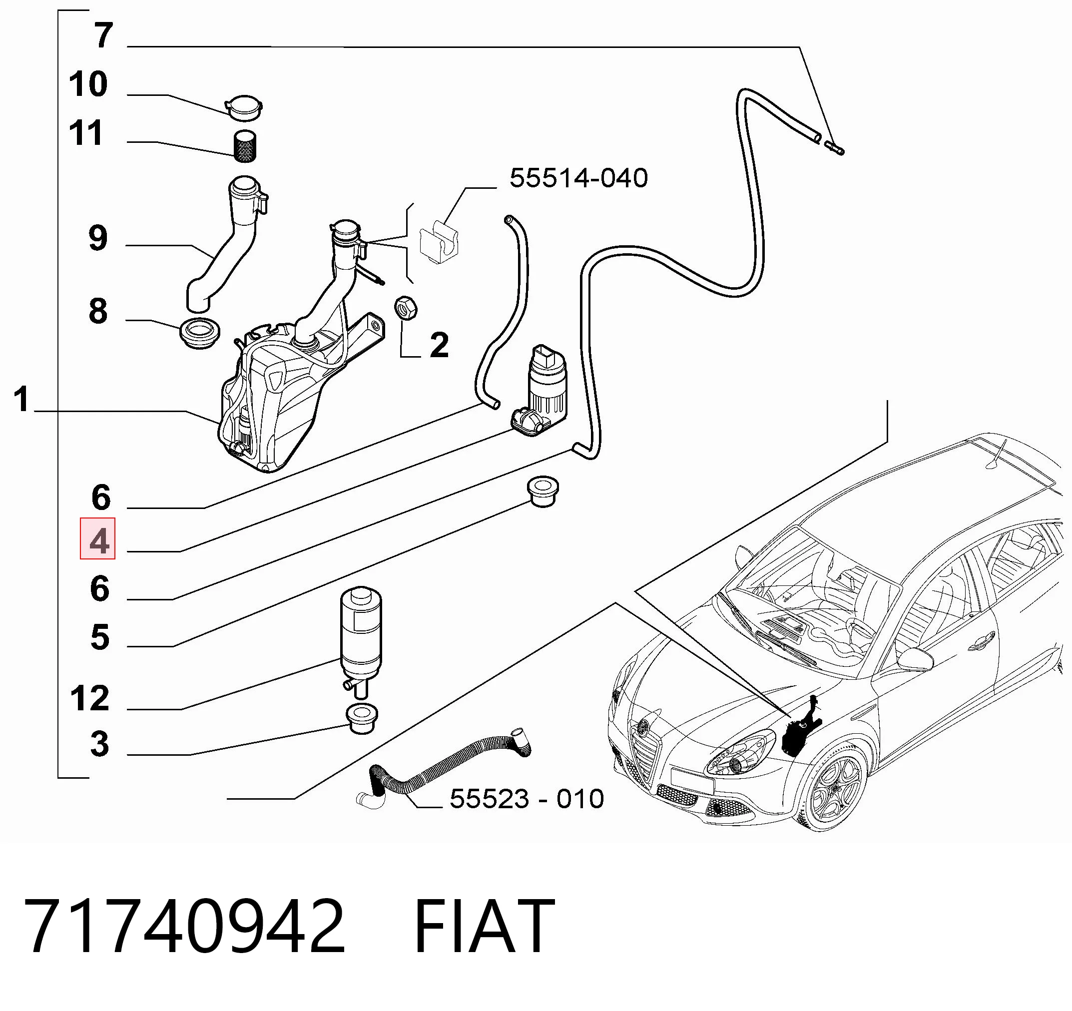 71740942 Fiat/Alfa/Lancia