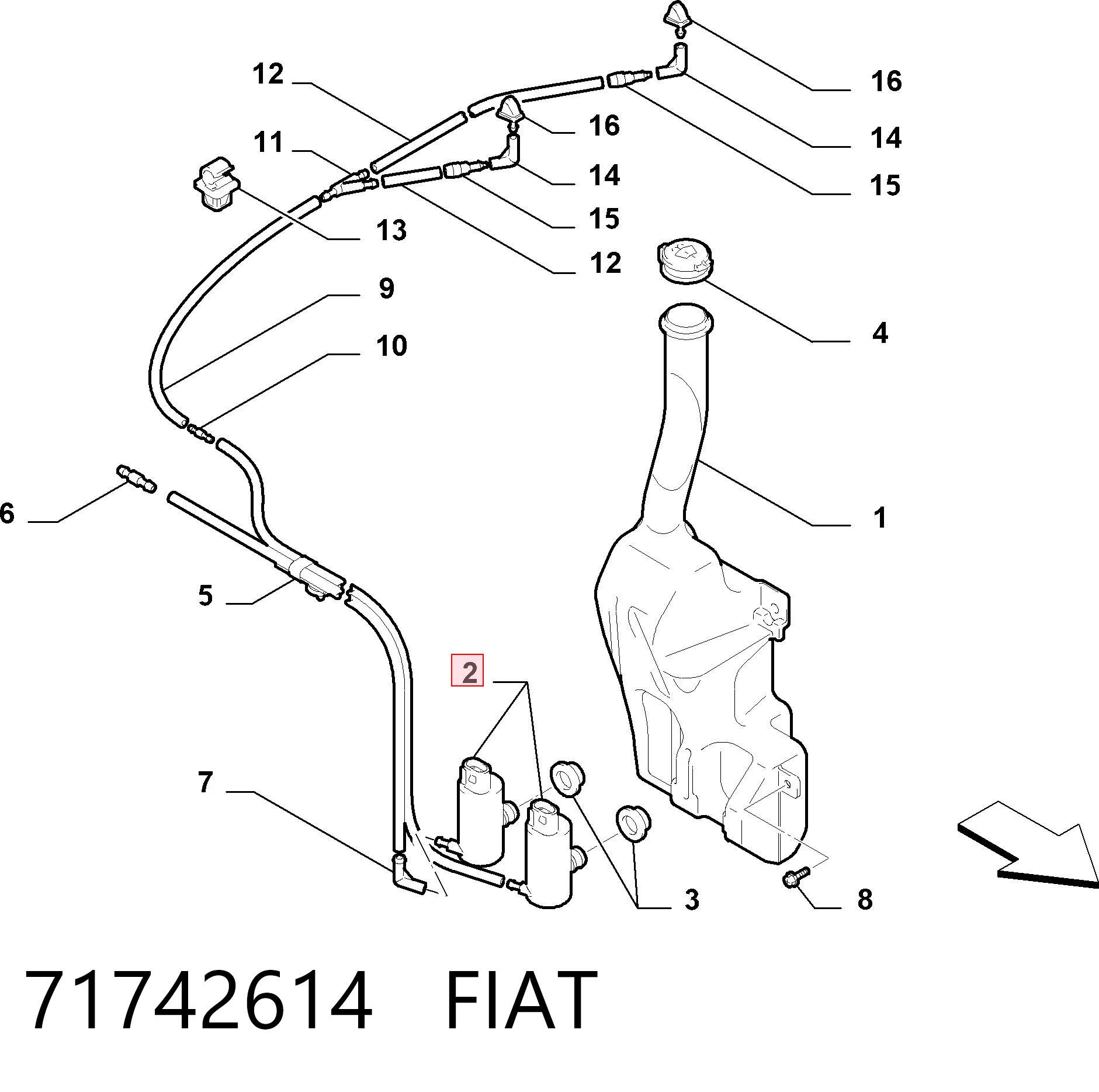 71742614 Fiat/Alfa/Lancia