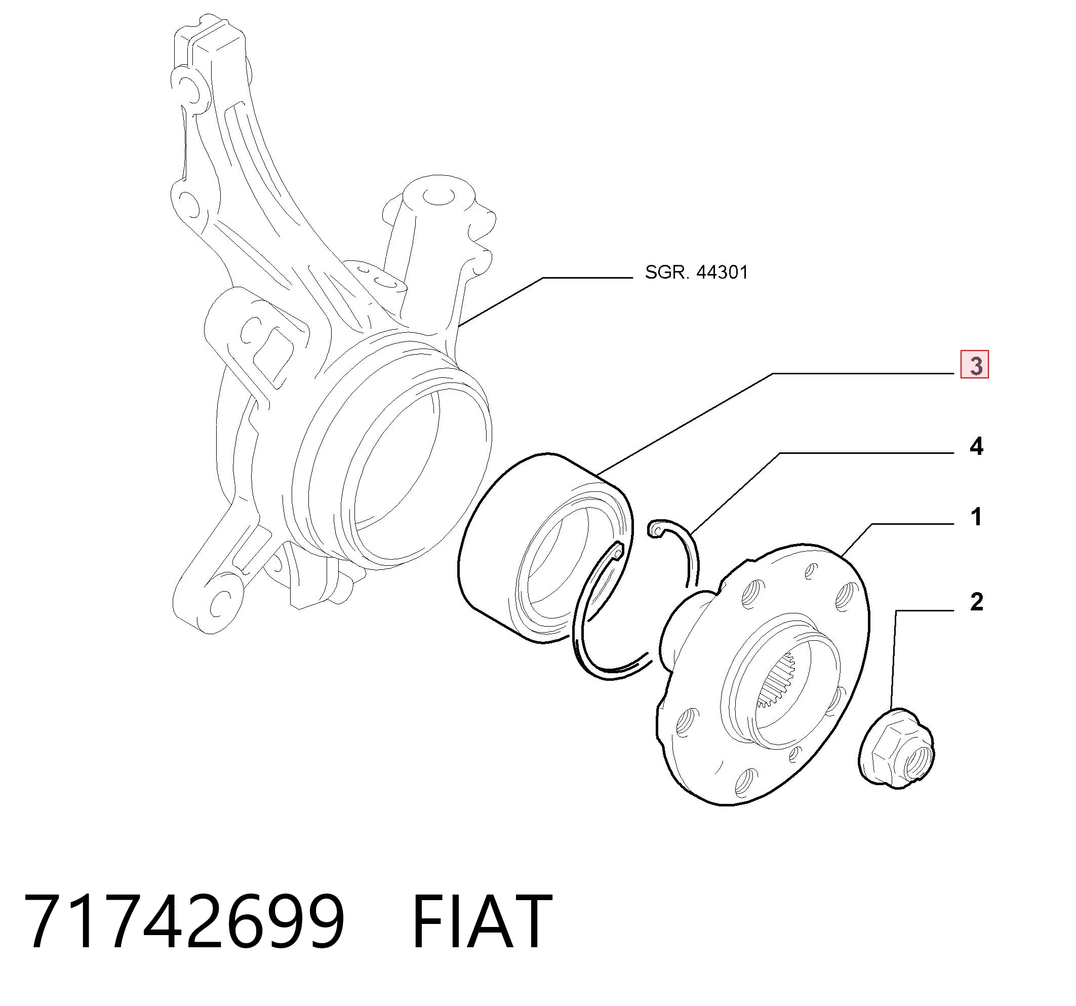 71742699 Fiat/Alfa/Lancia