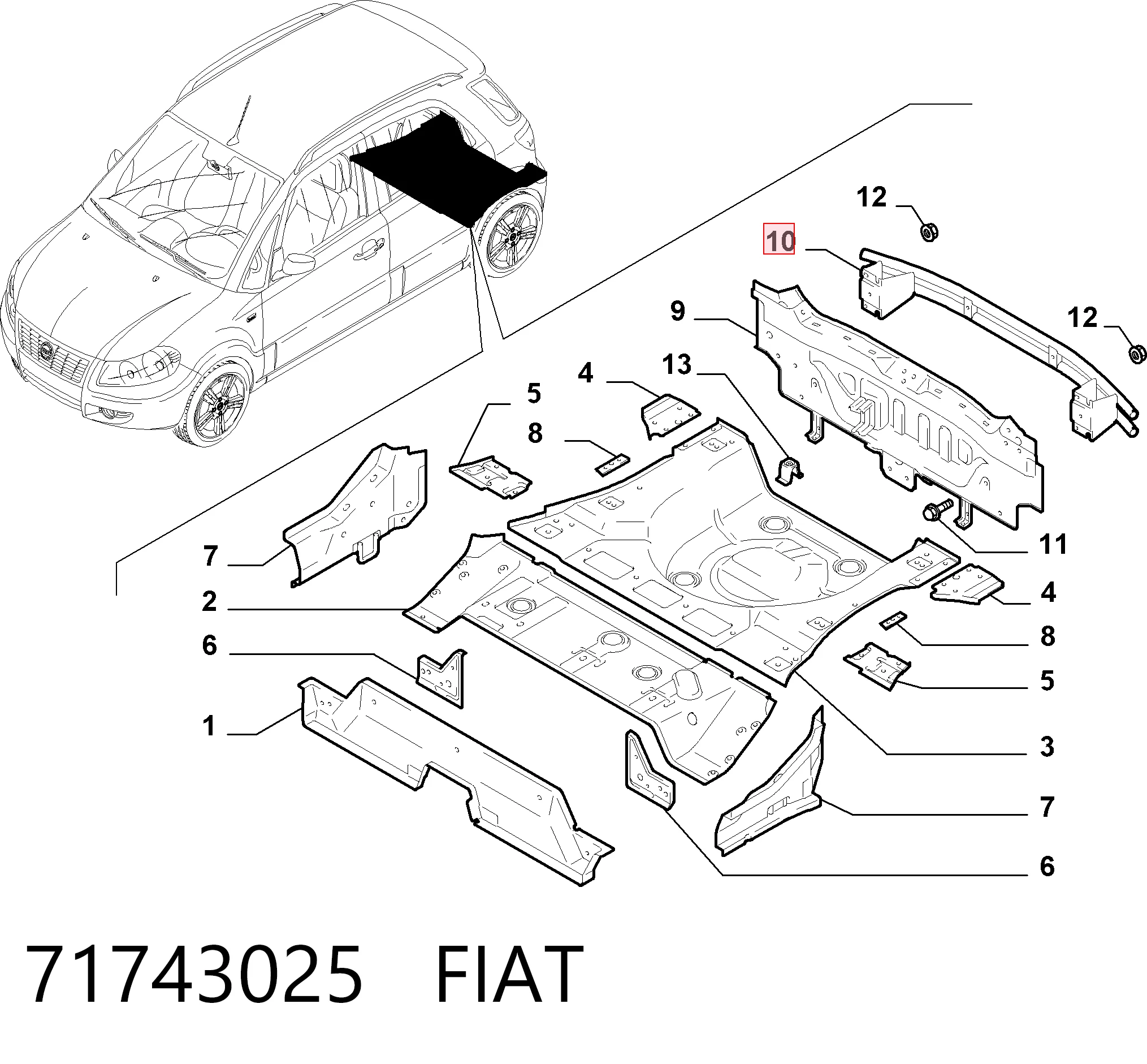 Comprar Refuerzo de parachoques trasero Suzuki SX4 GY a bajo precio