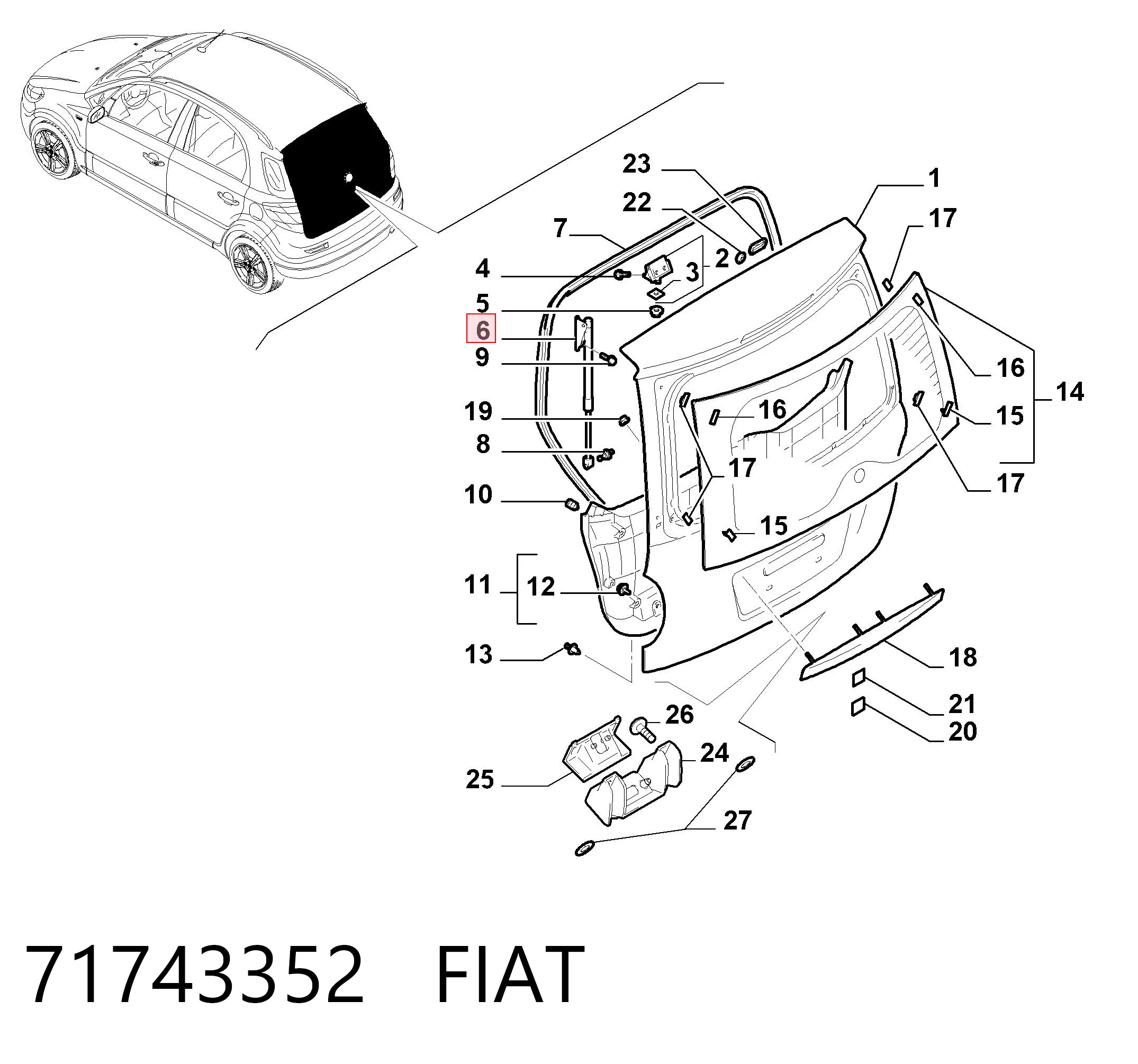 71743352 Fiat/Alfa/Lancia