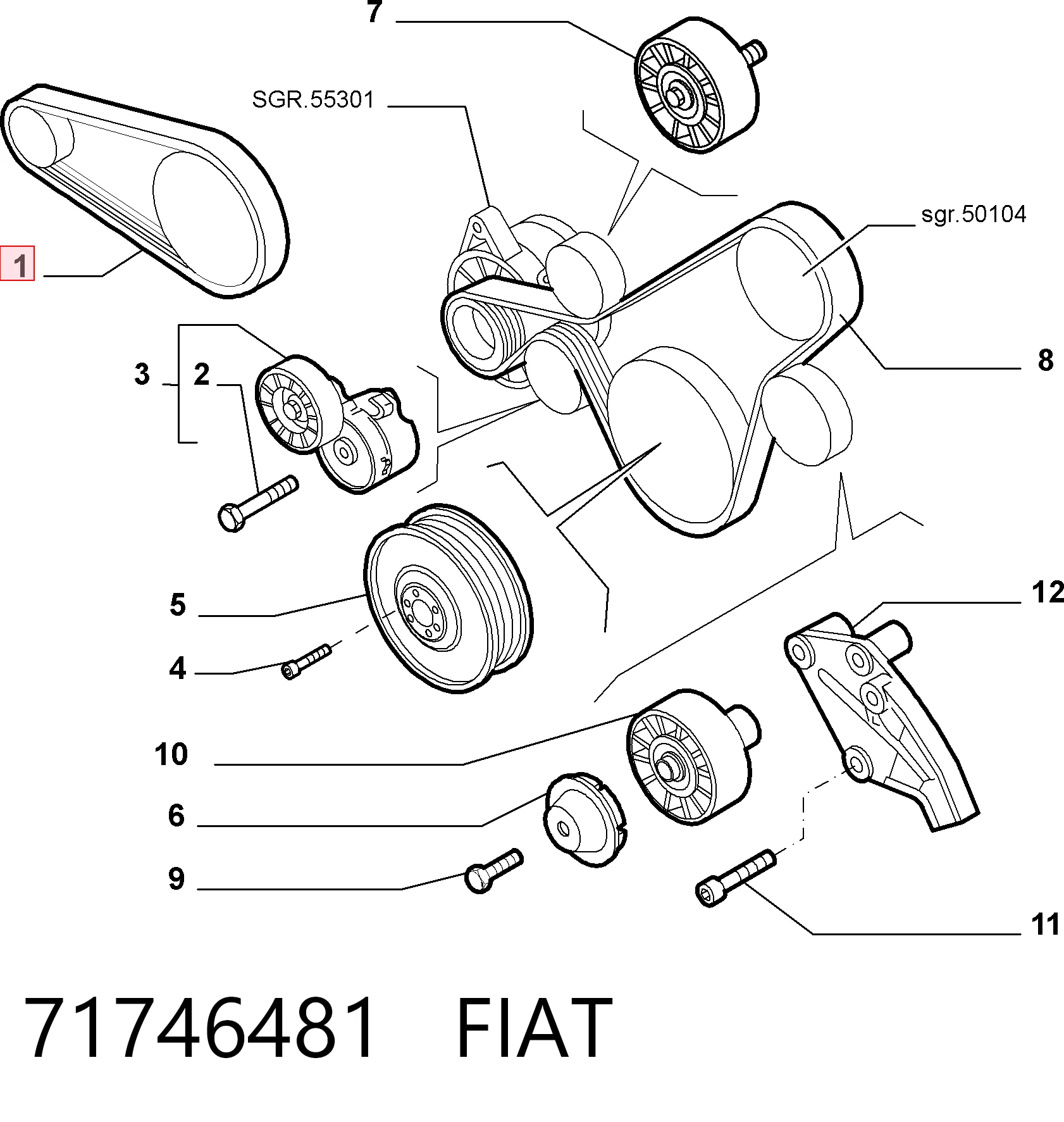71746481 Fiat/Alfa/Lancia