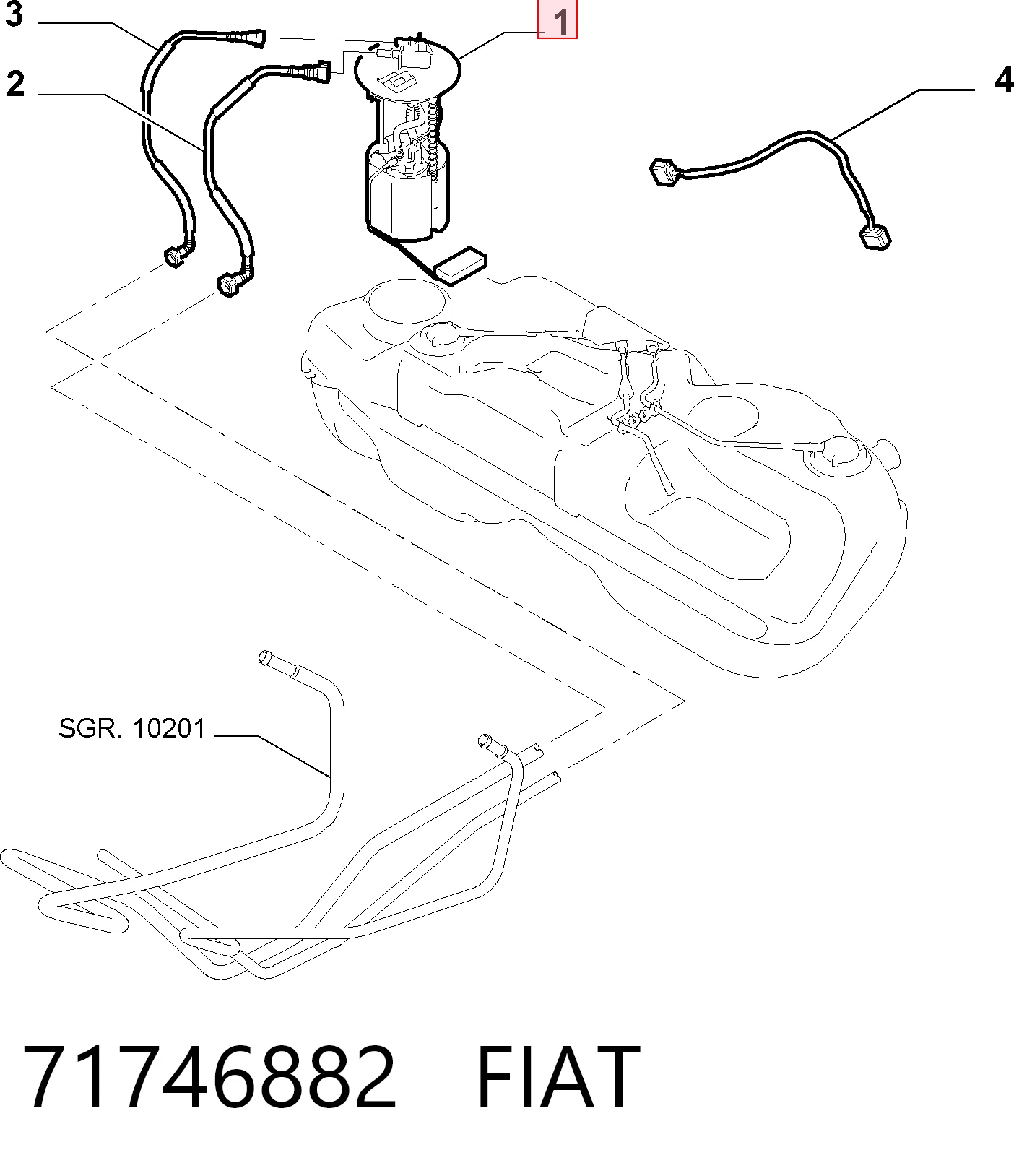 Bomba de gasolina para Suzuki SX4 GY