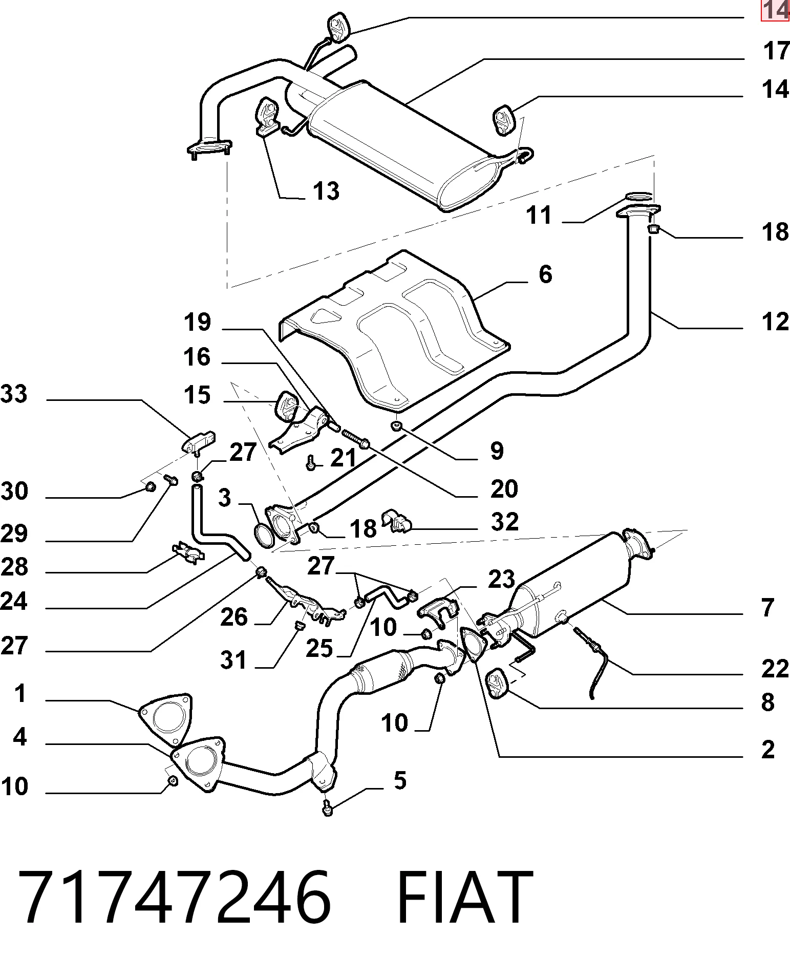 71747246 Fiat/Alfa/Lancia