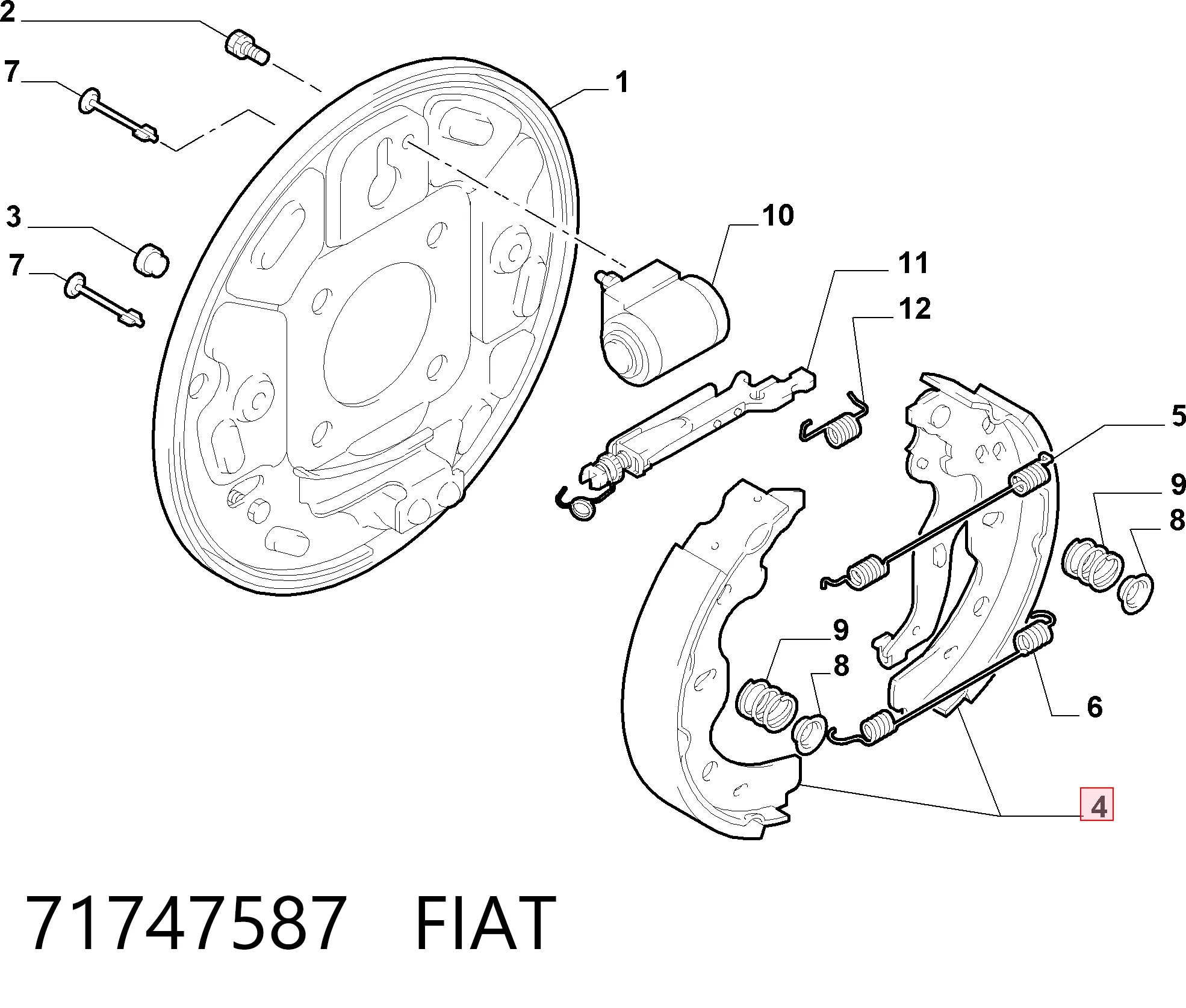 71747587 Fiat/Alfa/Lancia