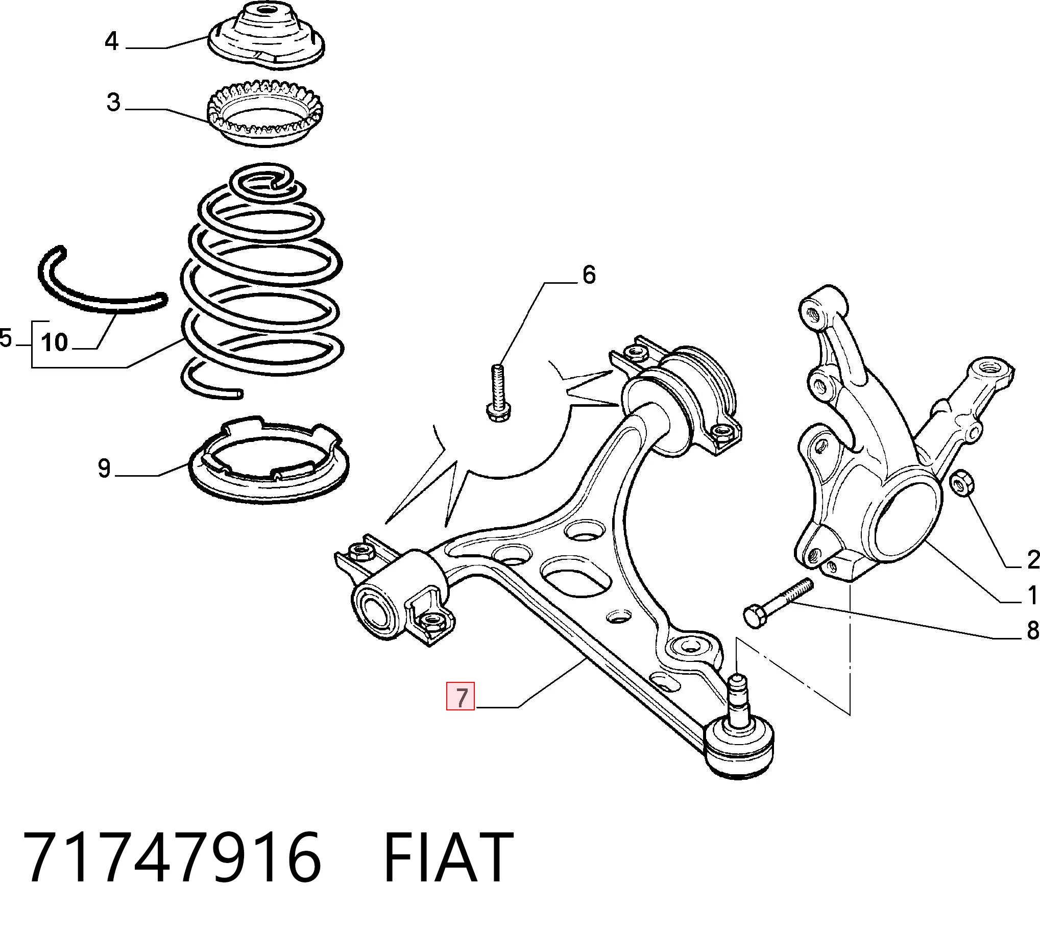 71747916 Fiat/Alfa/Lancia