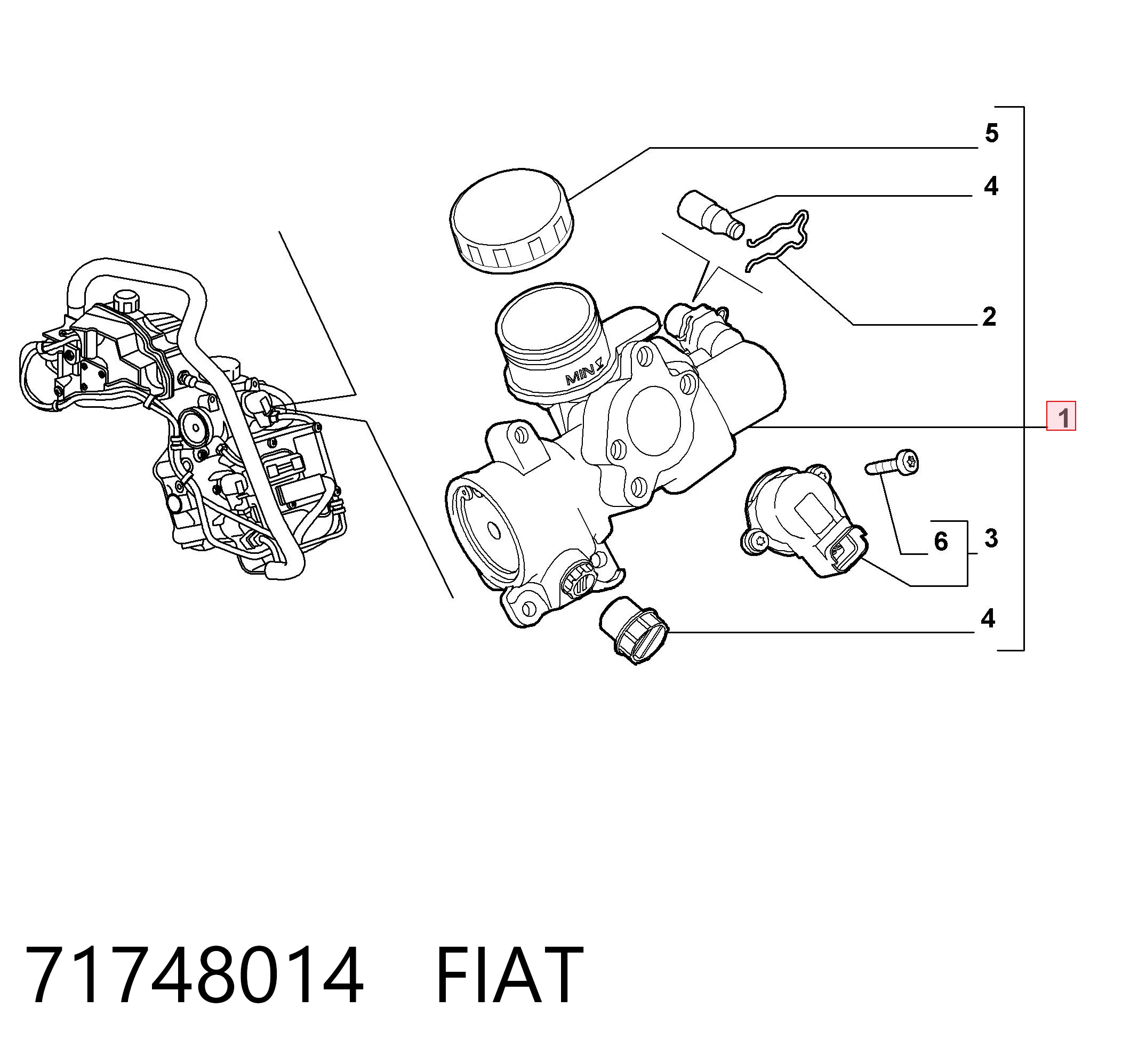  Actuador de selección de marchas Alfa Romeo 159 