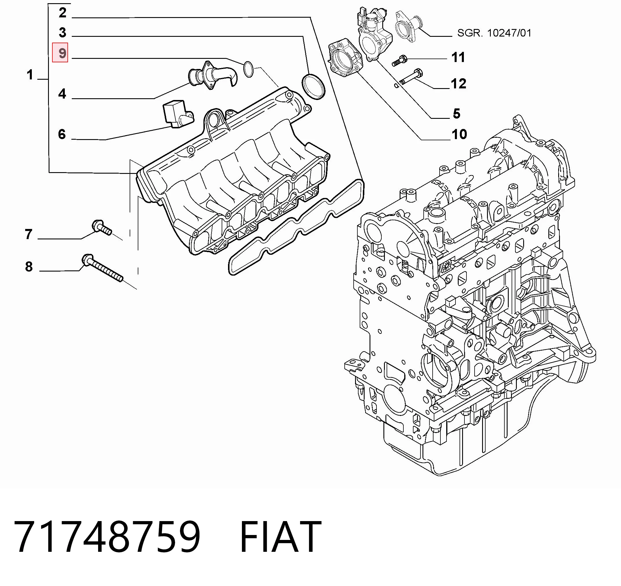 71748759 Fiat/Alfa/Lancia