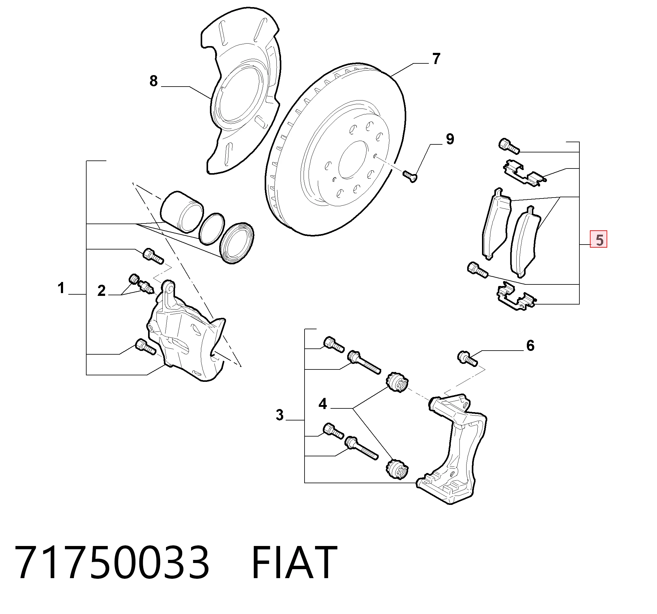 71750033 Fiat/Alfa/Lancia