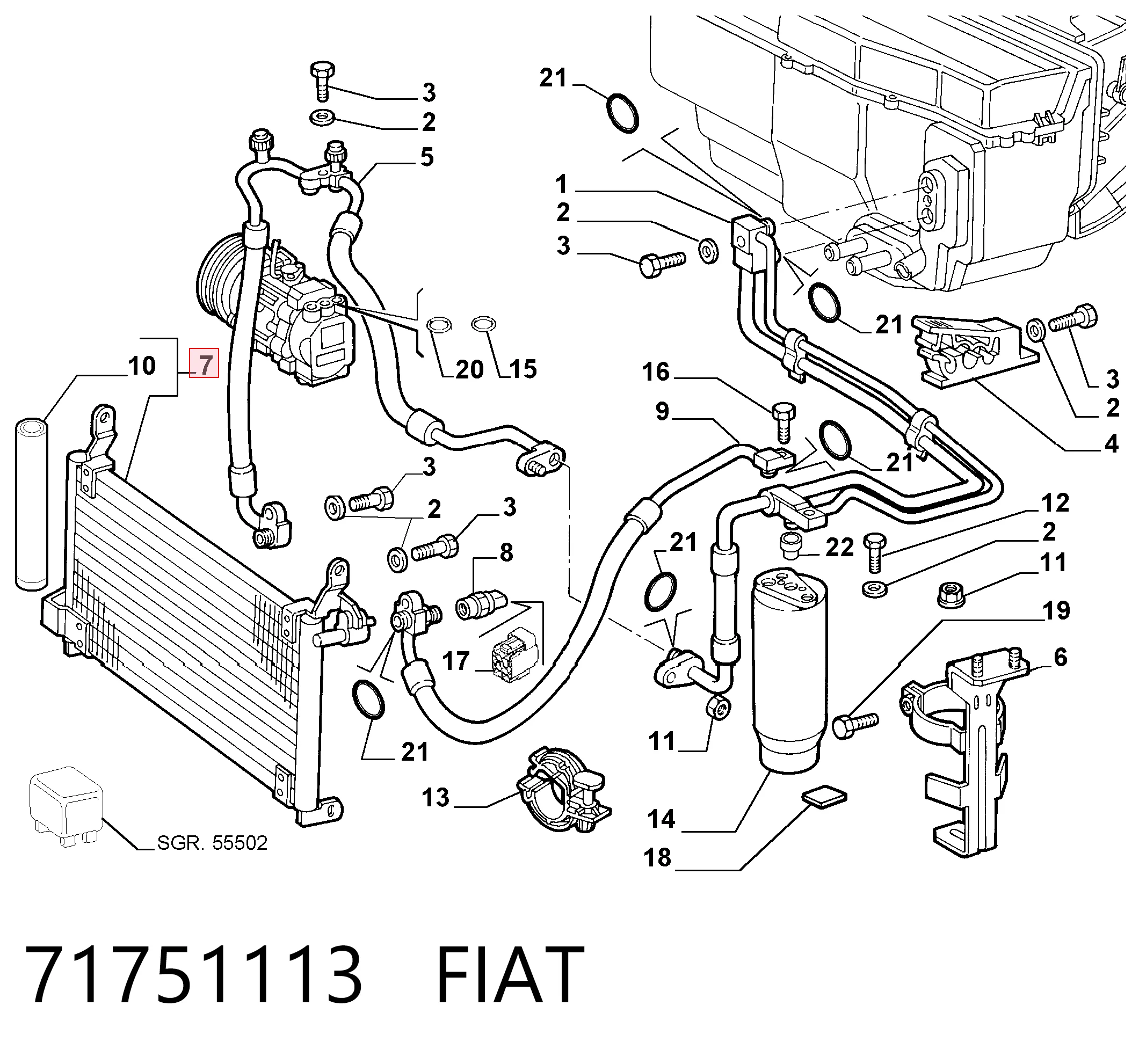 71751113 Fiat/Alfa/Lancia