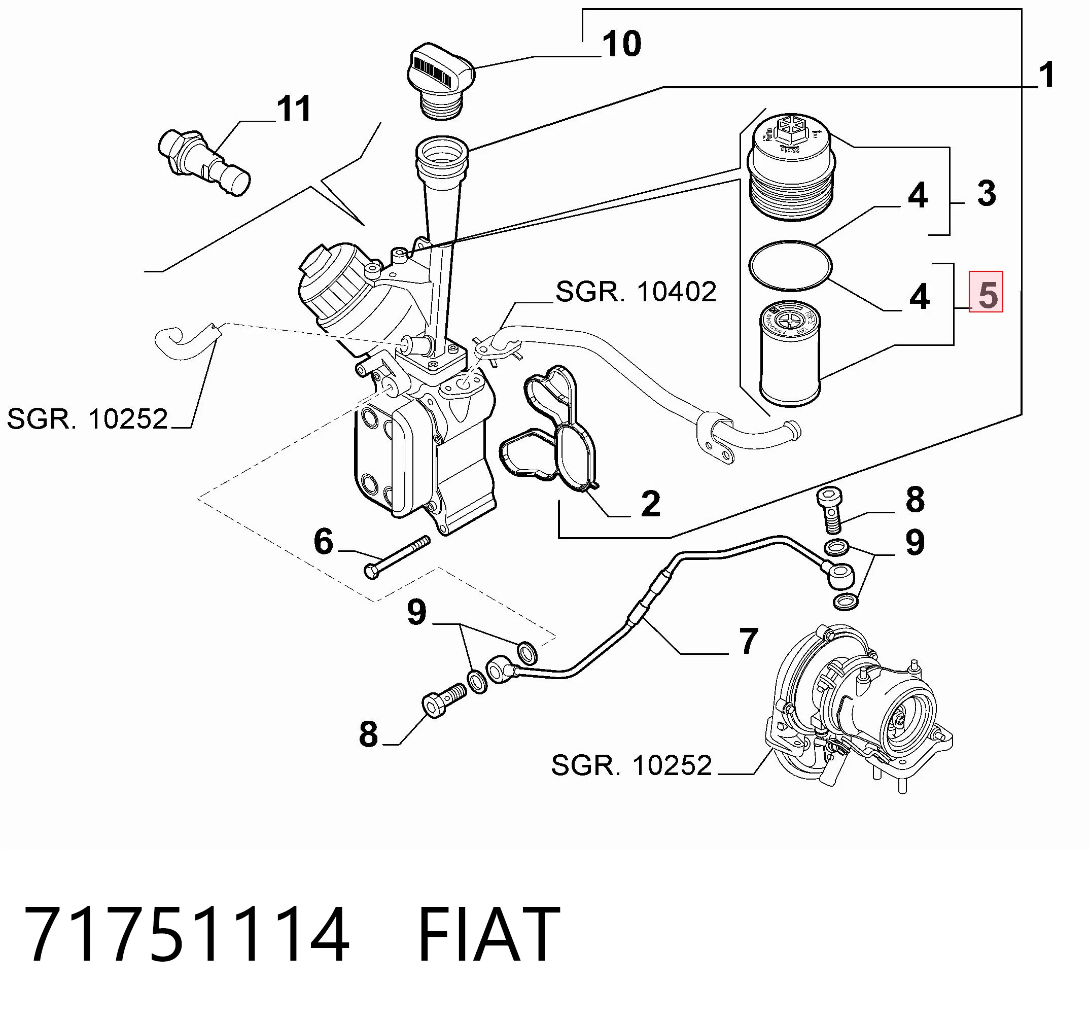 71751114 Fiat/Alfa/Lancia
